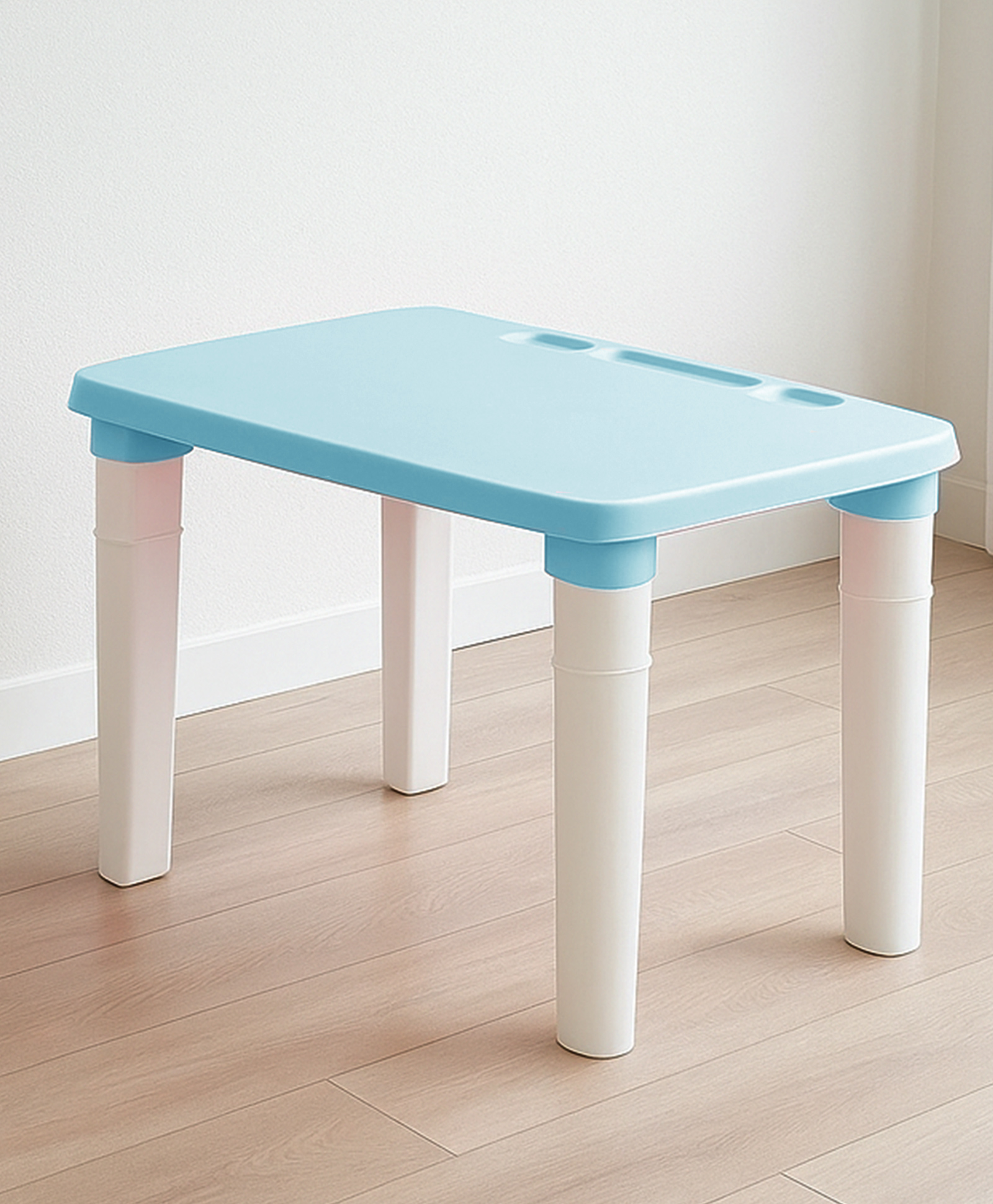 HAPPY BEAR Study table Height Adjustable Kids Desk | Suitable for Ages 4+ | for Boys and Girls (Light blue)-picture-20