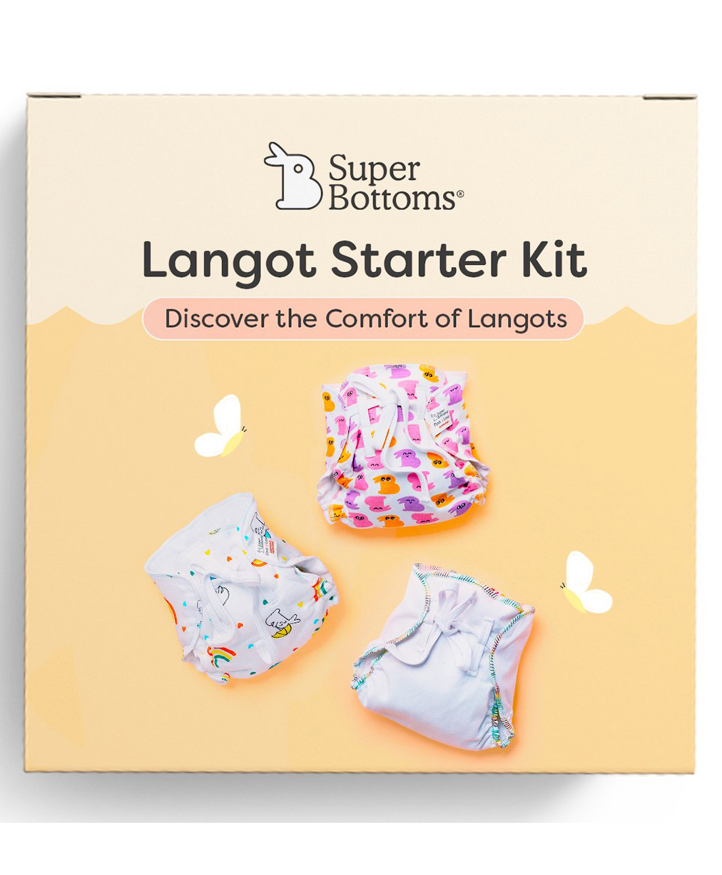 SuperBottoms Langot Trial Kit with 3 Premium Best Selling Langot l New Born Baby Langots for 0-3M l Up to 5kg-image-24