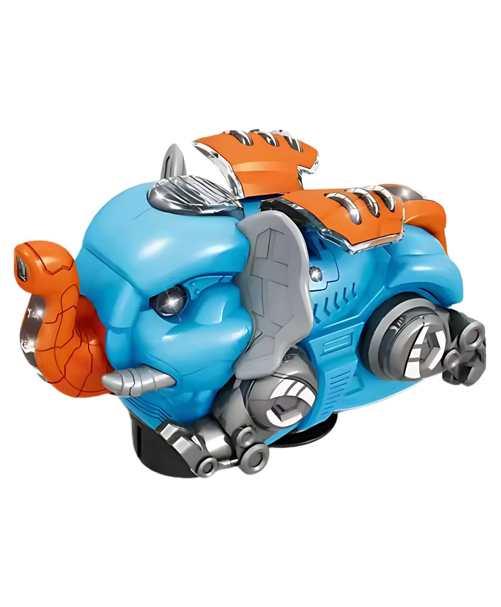 Kids Mandi Musical Elephant Toy, 360 Degree Rotating, Light and Sound Features, Multi-Colour-image-31