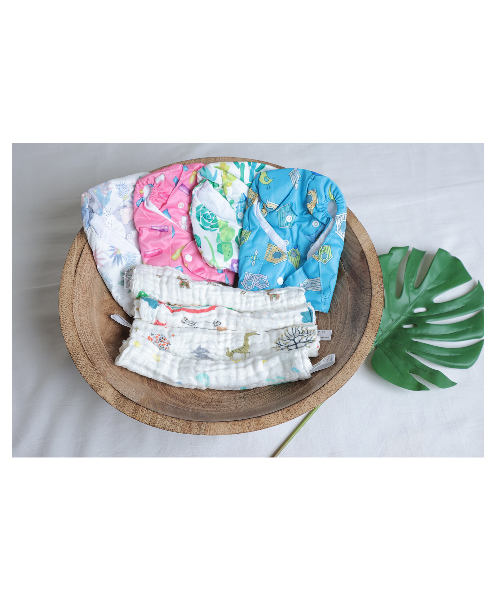 Ortis Free Size Quick Dry UltraThin Pads Leakage Proof Reusable Cloth Diaper And baby napkin Printed Color (combo) Multicolor- Pack of 2-image-44