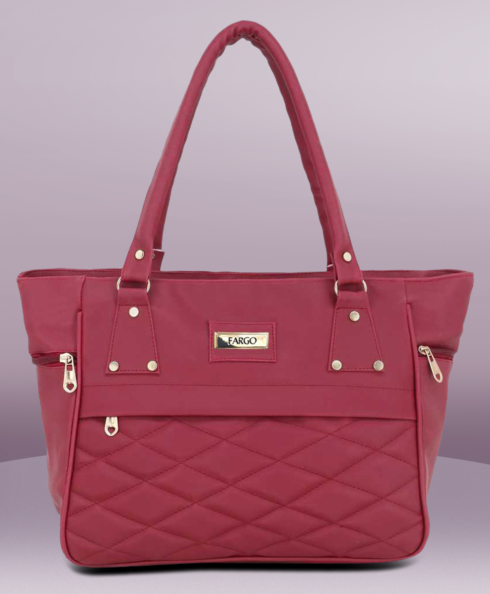 Fargo Women's Artificial Leather Shoulder Bag - Maroon-picture-35