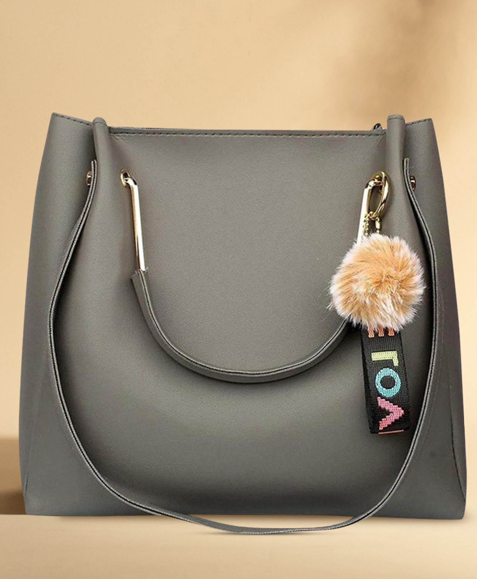 Fargo Women Hand-held Bag - Grey-image-47