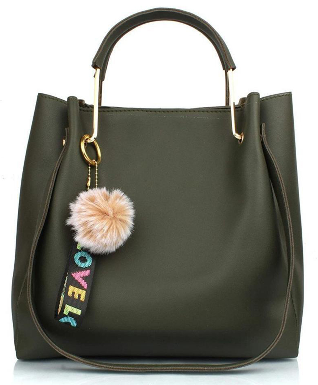 Fargo Women Green Hand-held Bag - Black-picture-13