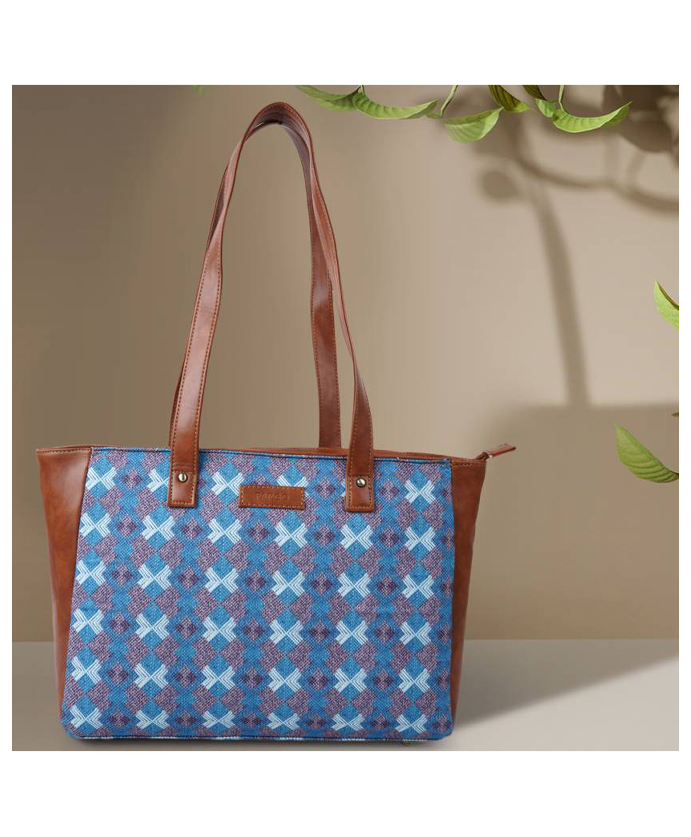 Fargo Canvas Laptop Handbag - Multicolor-image-37