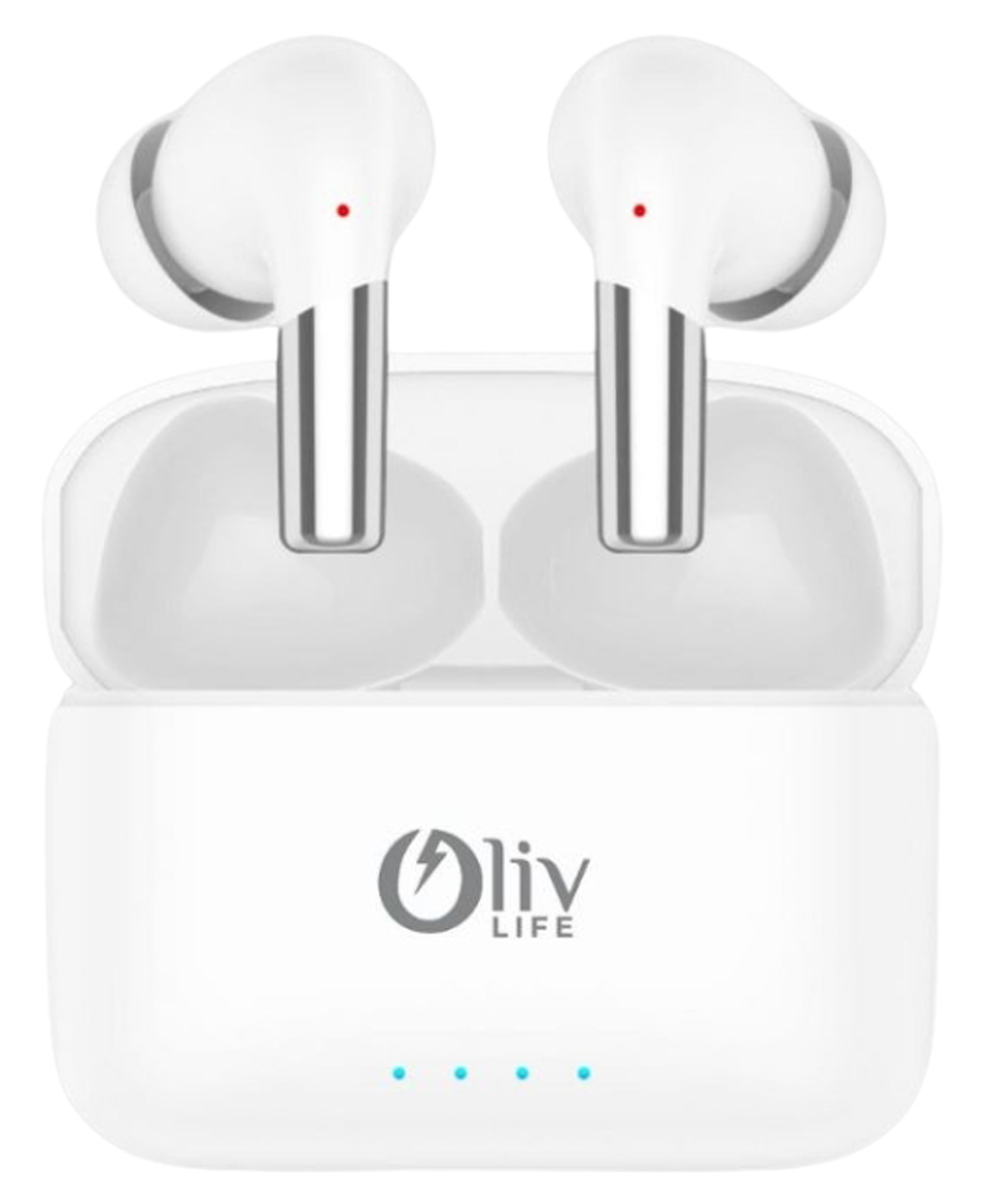 OlivLife Wireless Earbuds, White, Bluetooth in-Ear Headphones with Charging Case ( White)-image-49