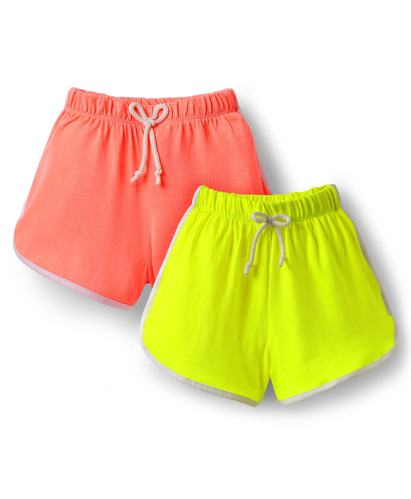 CrayonFlakes Pack Of 2 Side Taped Shorts - Orange-picture-28