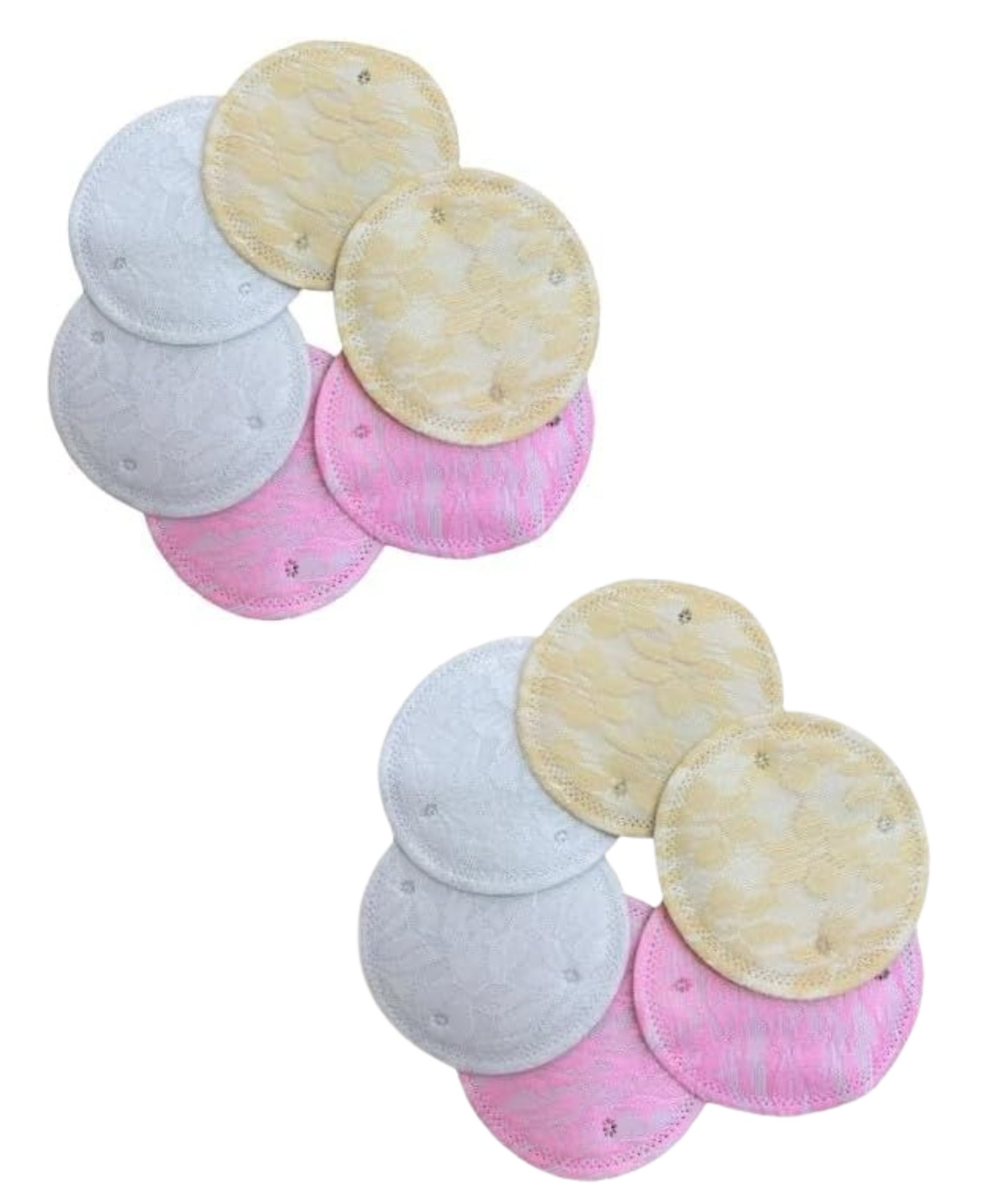 TUMMY Organic Cotton Breast Pad Pack of 12 - Multicolor-picture-12