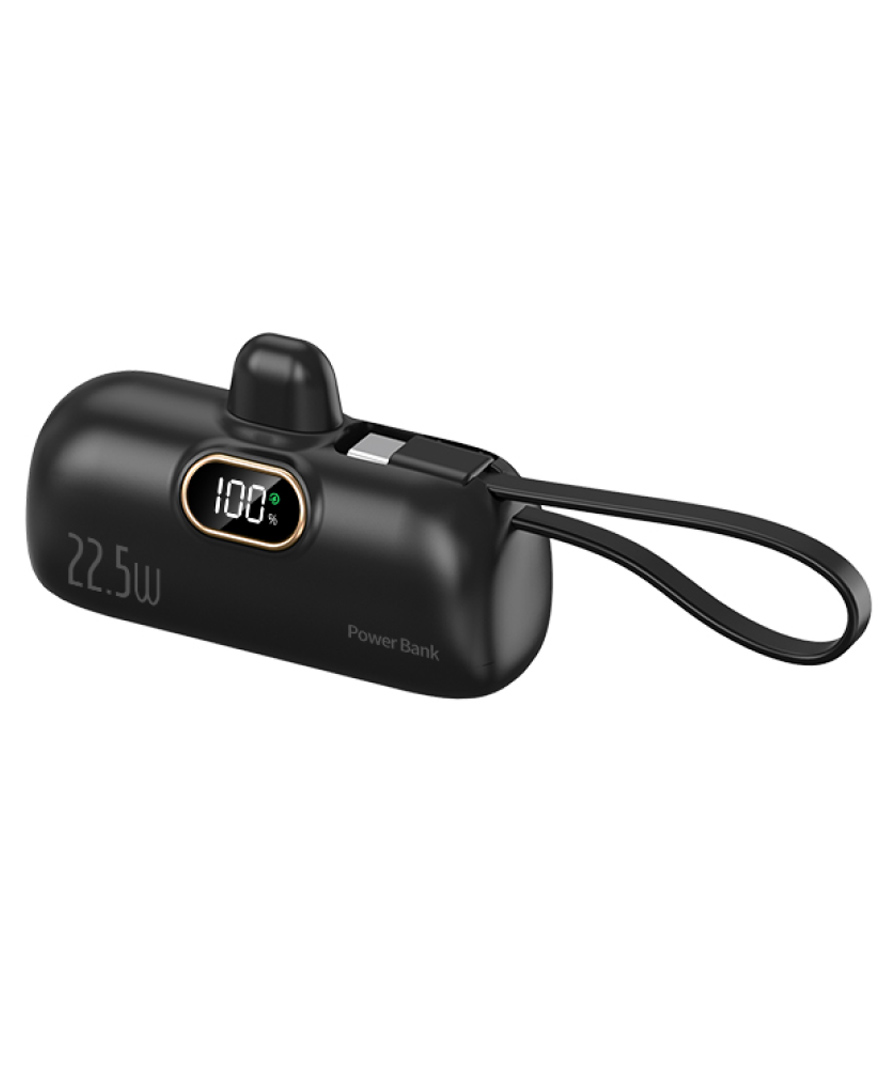 Onelife Voltgo 5000 mAh 22.5 W Nano Pocket Size Power Bank-Black-image-43