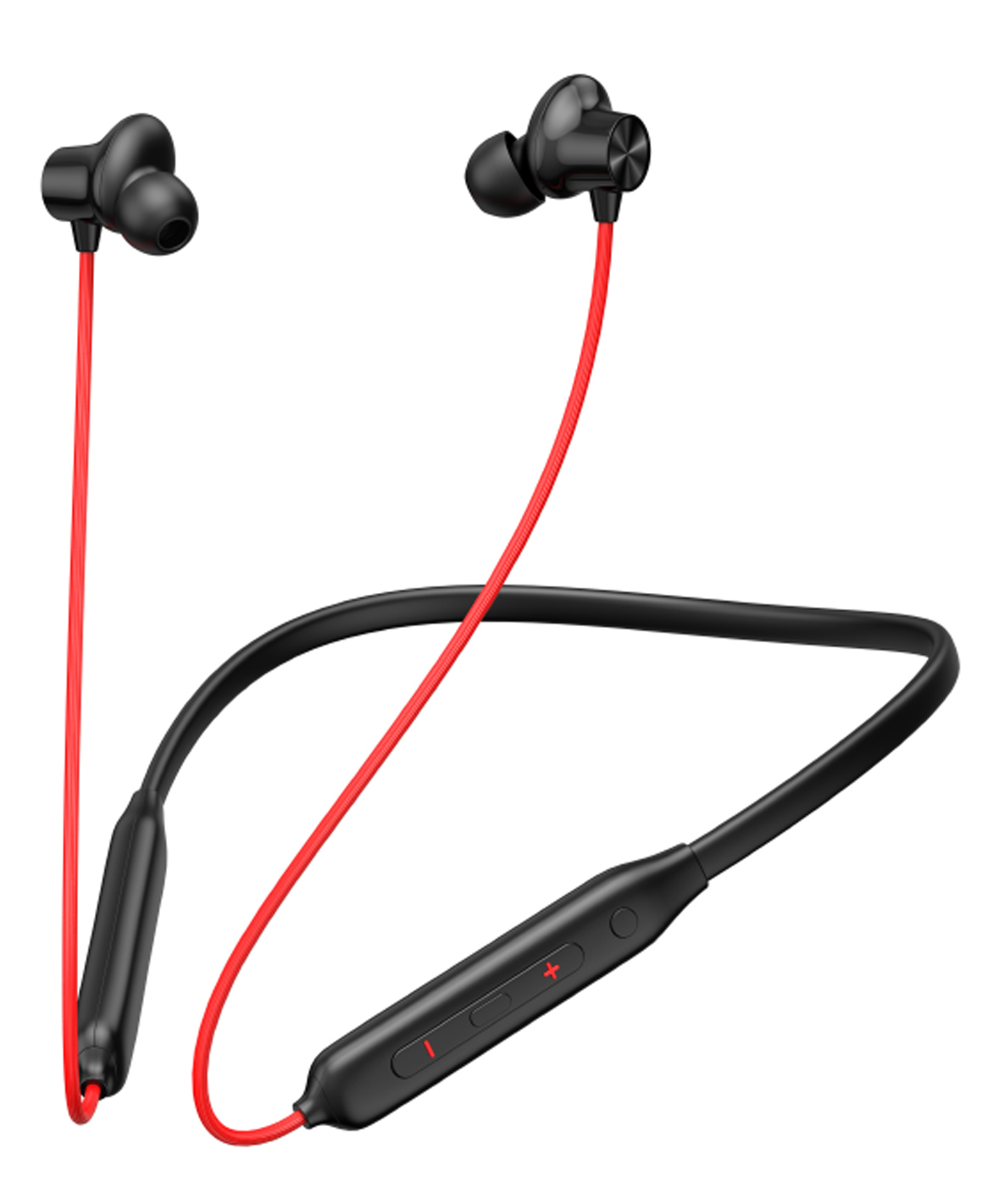 Onelife Aura Beat Bluetooth Wireless Neckband with Up to 50 Hrs Playtime, Type C Interface and Magnetic in Ear Buds-Red-image-5