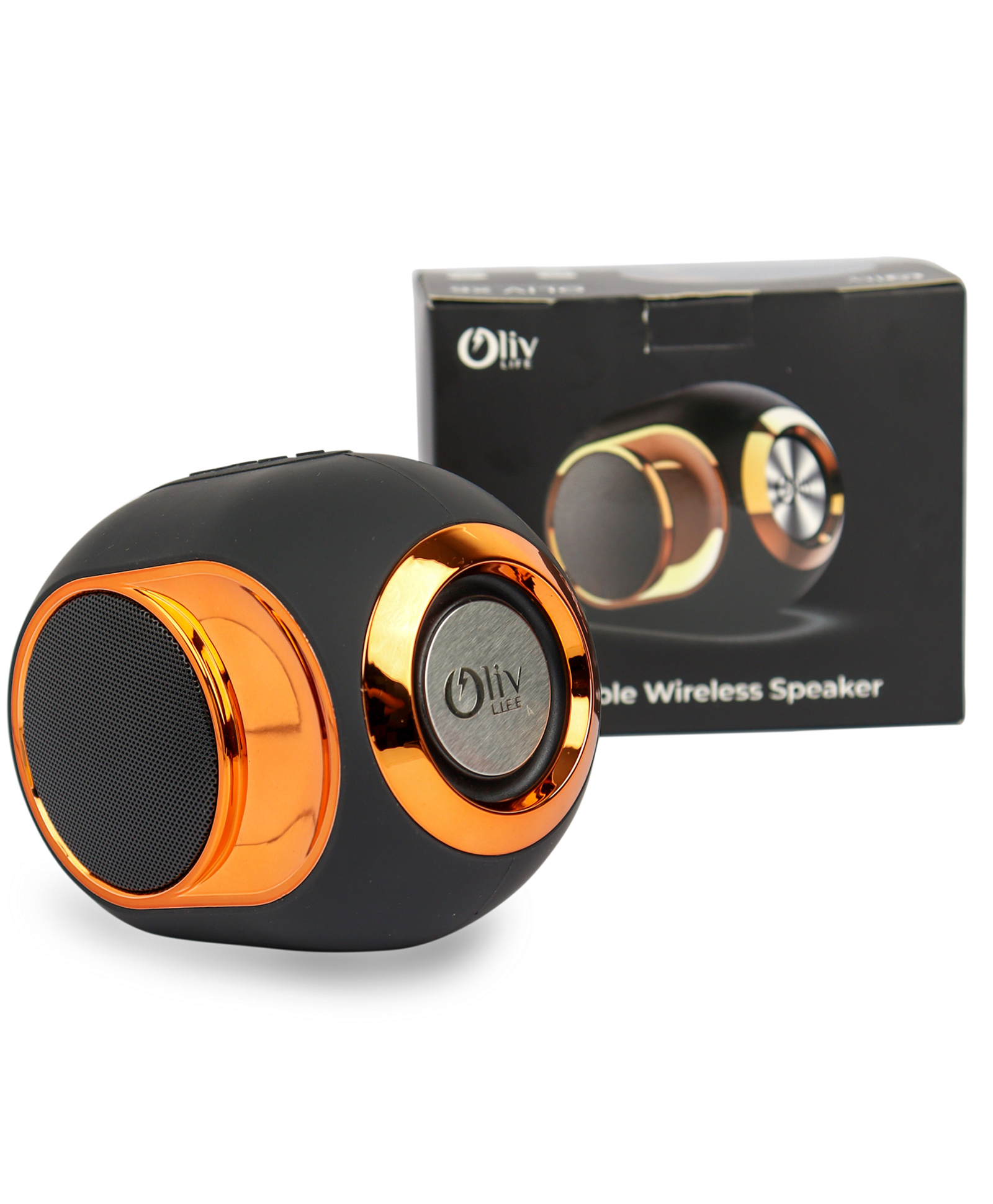 OlivLife Smart Speaker X6 BT 5.0 Speakers IPX7 Water Resistance Black Rose gold-picture-24