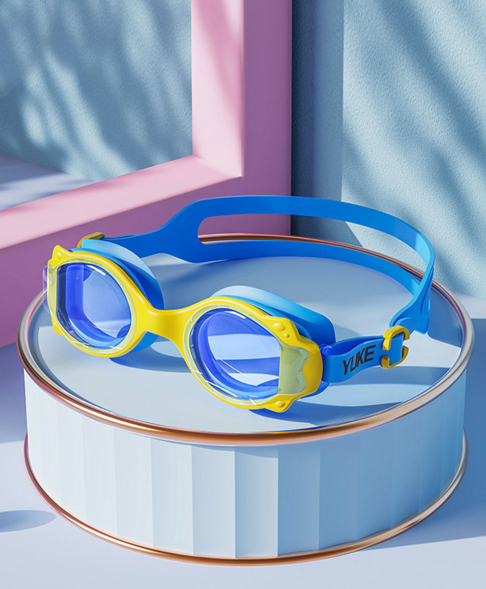 little surprise box Little Surprise Box, Junior Anti Fog UV Protection Leakproof Design Swim Goggles For Kids, 3-8Yrs - Blue & Yellow-picture-27