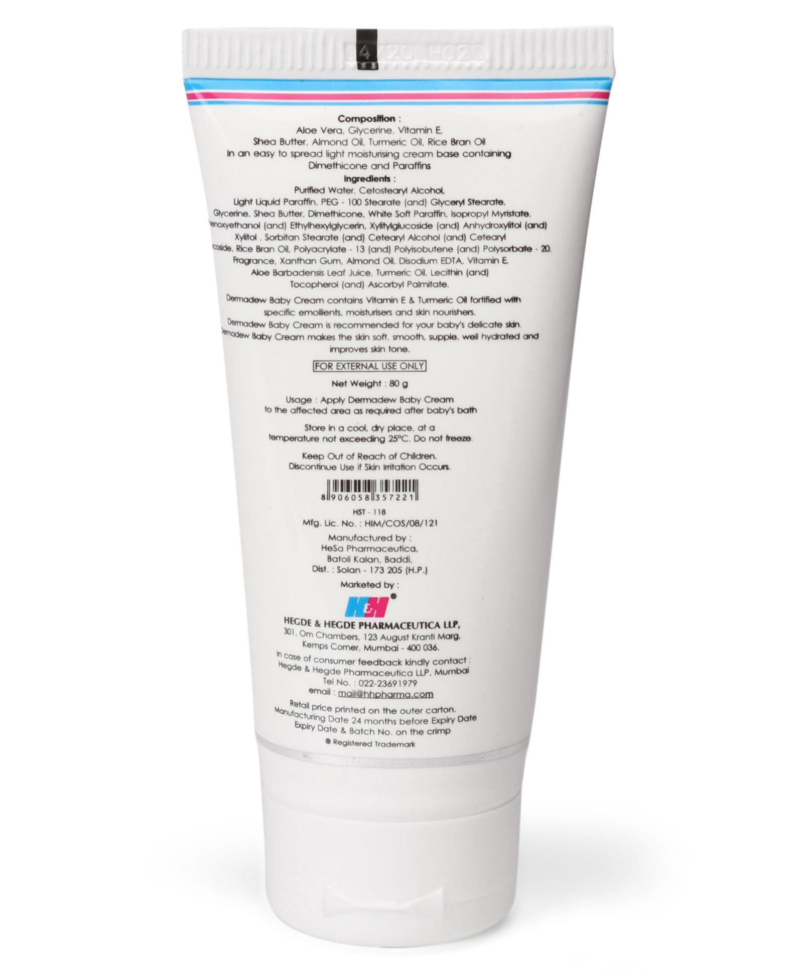 dermadew baby powder