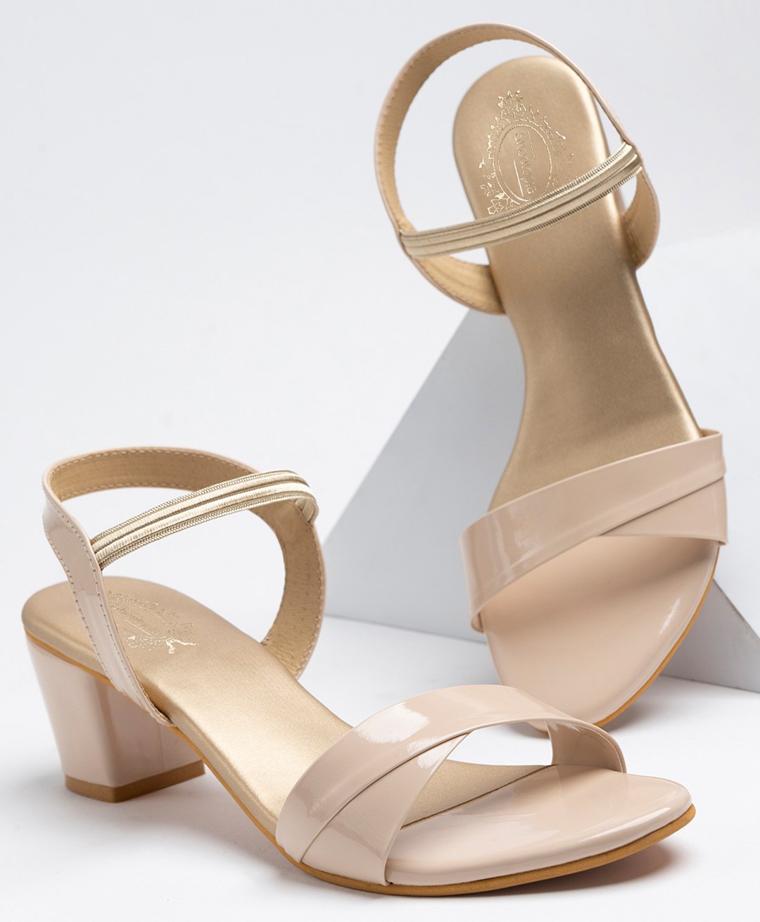 Shoetopia Solid Sandals - Cream-image-35