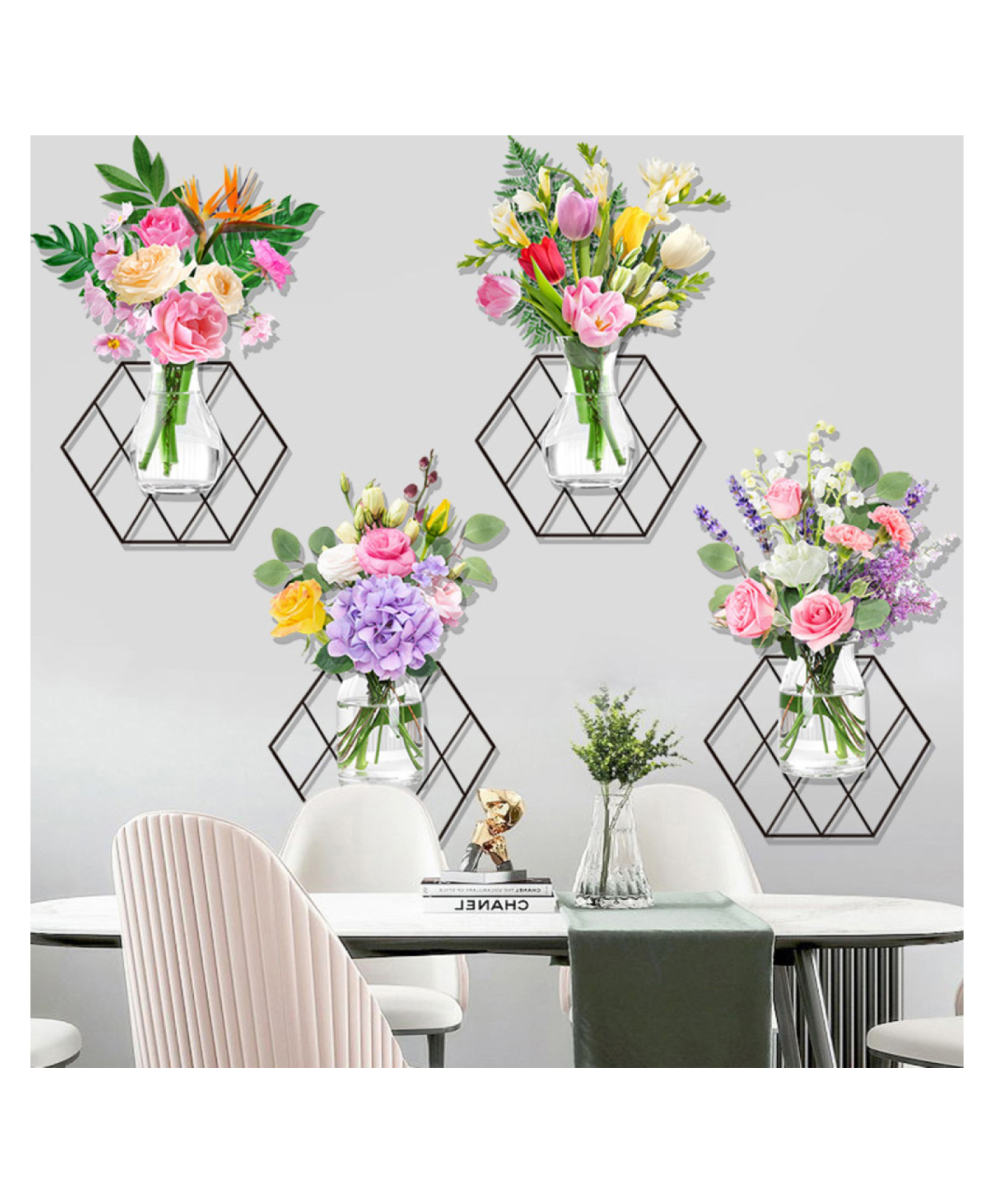 JAAMSO ROYALS Plant Wall Sticker Cat Leaf Sticker Wall Sticker Cactus Stickers (50cm x 70cm)-picture-19