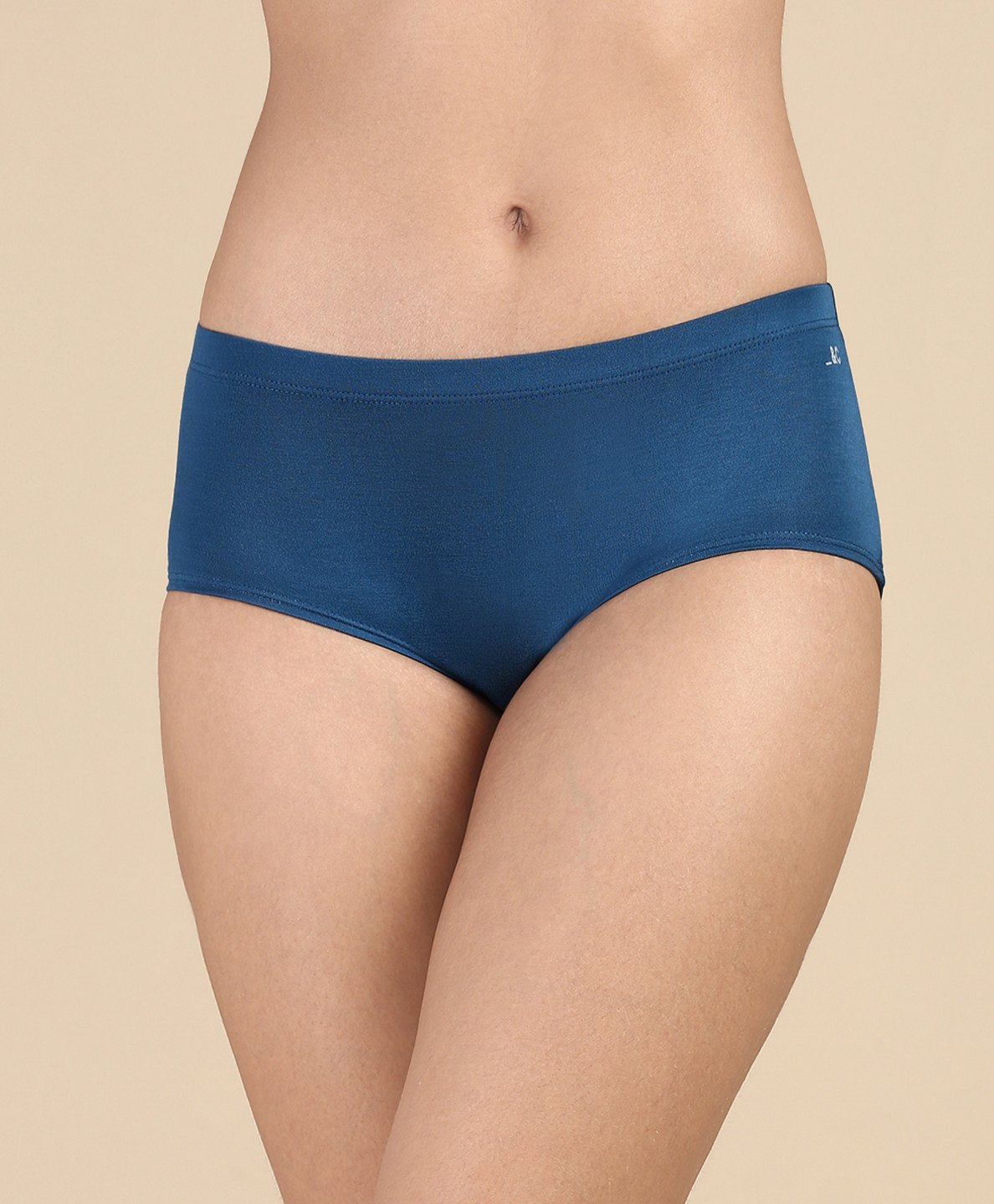 &Circus Solid Seamless Bare Hipster Panty - Blue-image-5