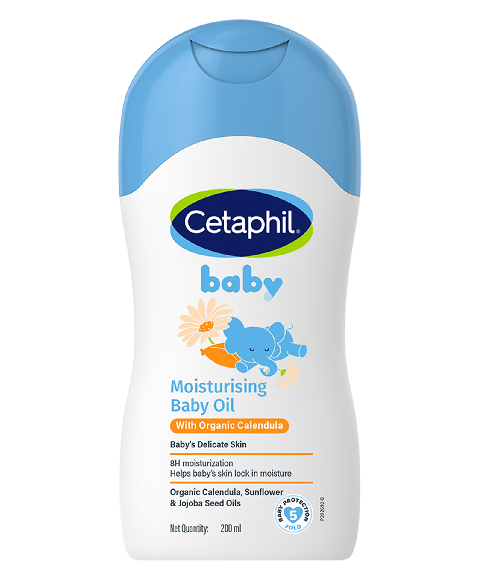 Cetaphil Baby Massage Oil with Organic Calendula - 200 ml