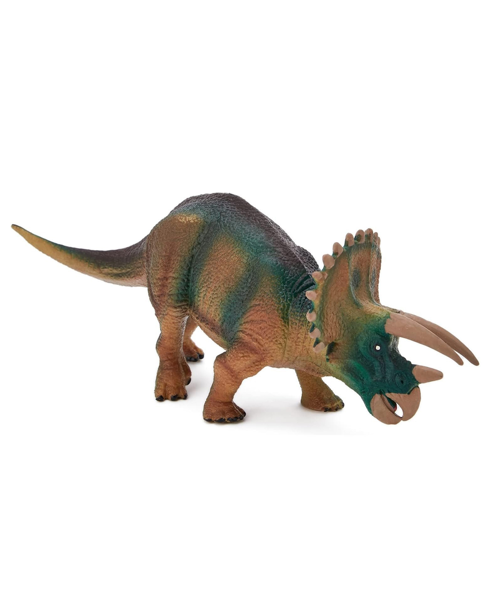 SUPER TOY Triceratops Dinosaur Action Figures Dragon Park Animal Toys for Kids 1-12 Years Realistic Dinosaur 7.5 Inch Big Size Education Toy for Boys Girls