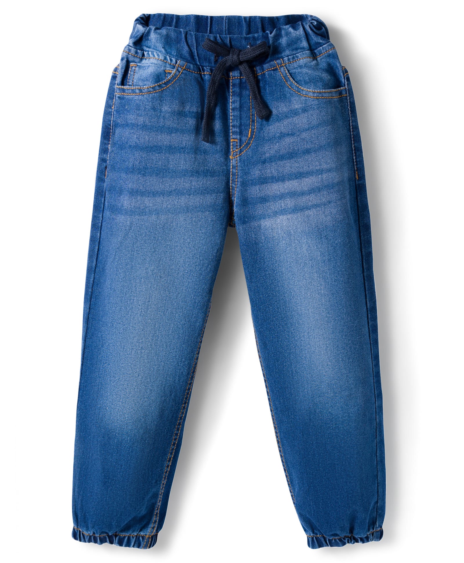 Pine Kids Denim Woven Full Length Washed Jeans - Light Blue-picture-23