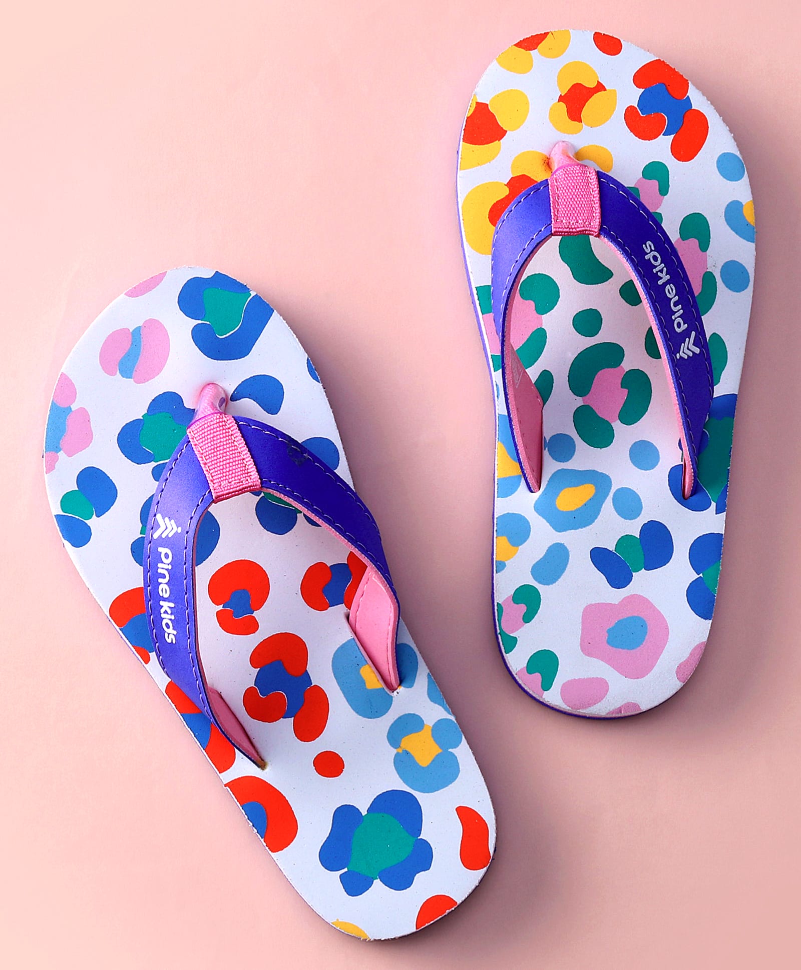 Pine Kids Slip On Printed Flip Flops - Multicolor-image-10