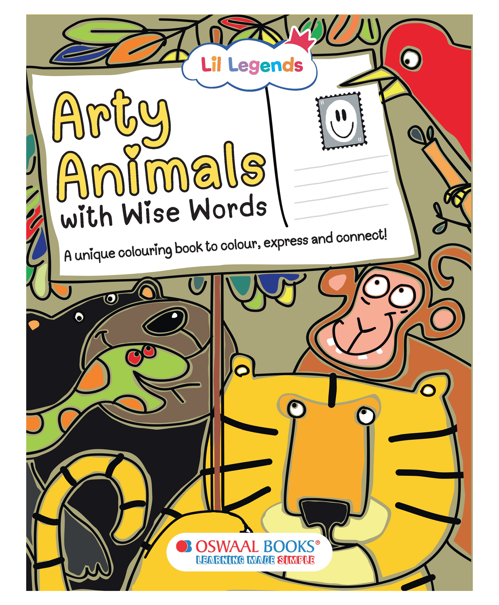 Lil Legends: Arty Animals with wise words - English-image-44