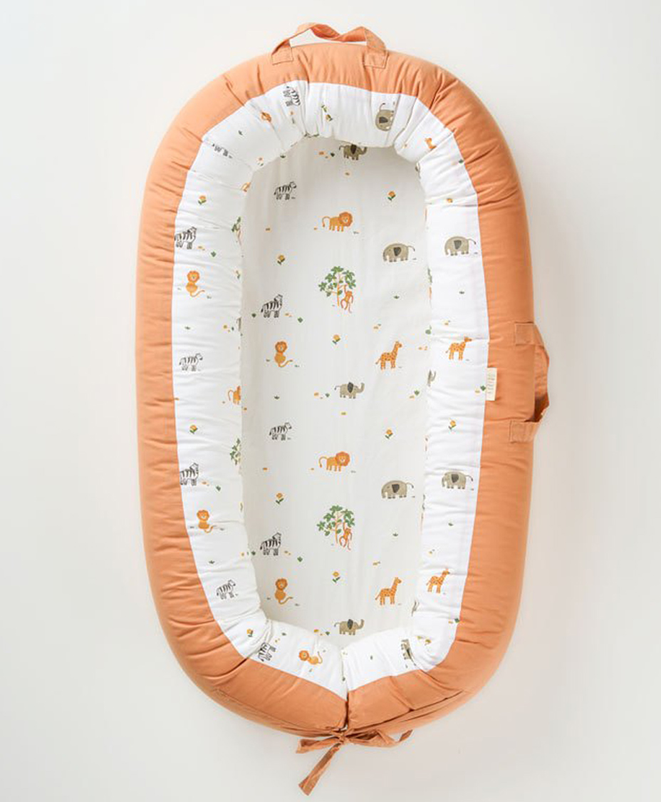 Aariro Organic Cotton Cozy nest Wild Safari (9-18m) With Mosquito Net-picture-20