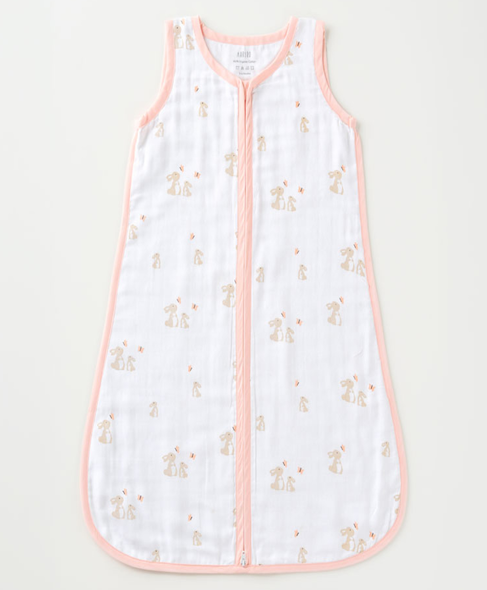 Aariro Organic Cotton Sleep bag Honey Bunny (6-12m)-picture-17