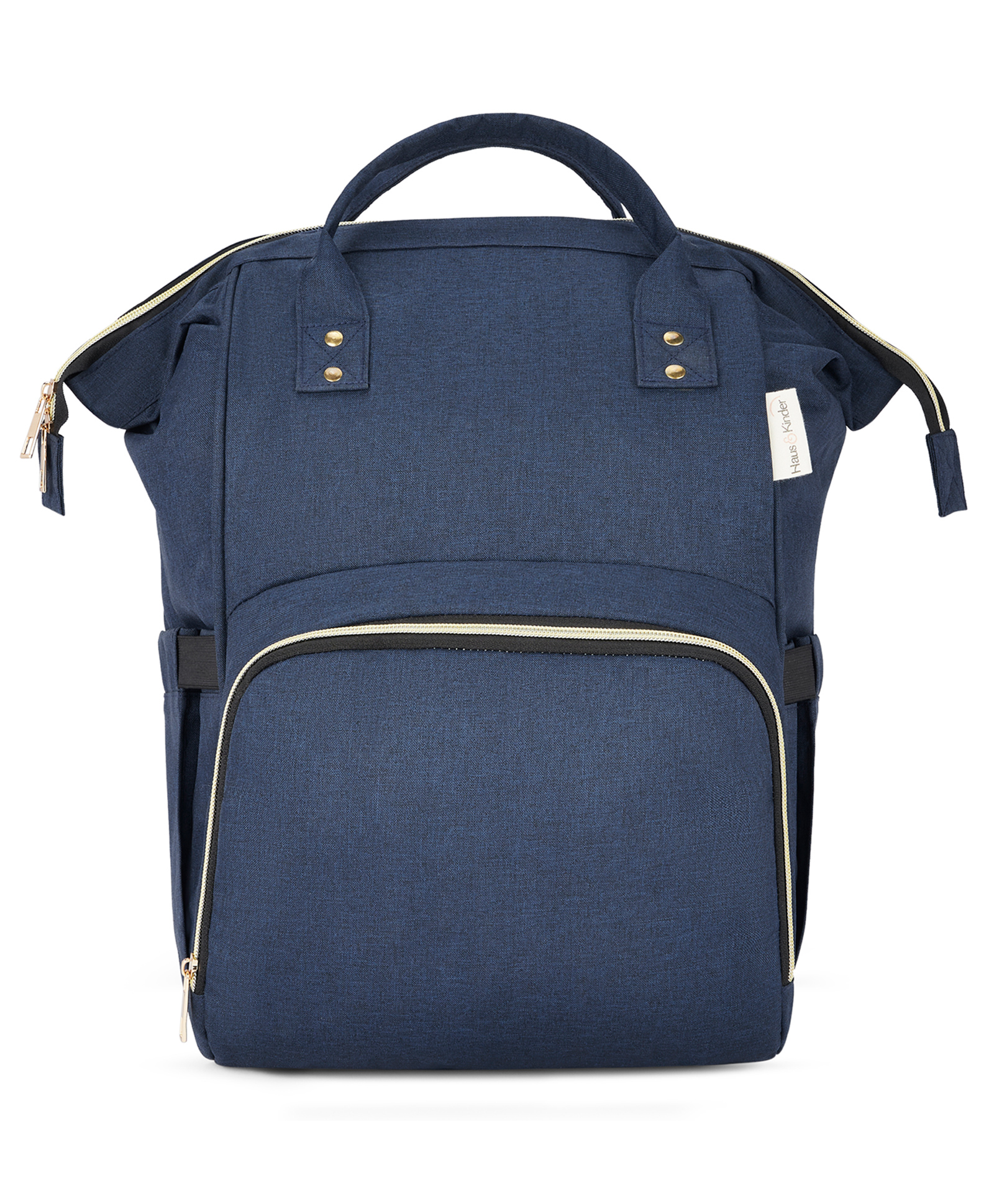 haus & kinder Chic Diaper Bag Backpack for New Parents (Capacity - 20L) , Diaper Bags(Navy)-picture-38