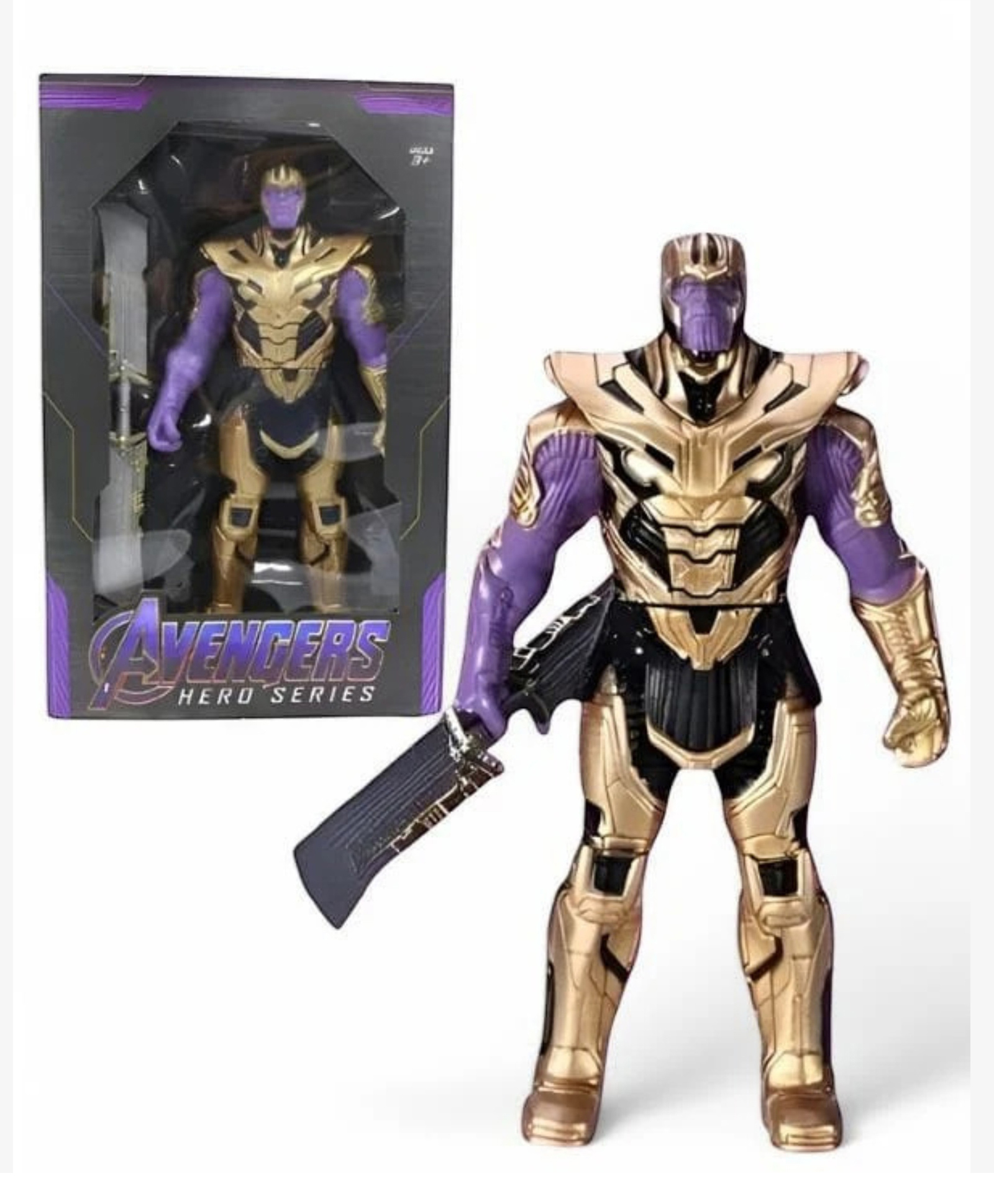 YAMAMA Ultimate Thanos Action Figure Collector's Edition Model Toys For Kids Premium Design Thanos Action Figure Kids Toys Avenger Hero Series Endgame Thanos Character Model Figure Toy - Multicolor-image-49
