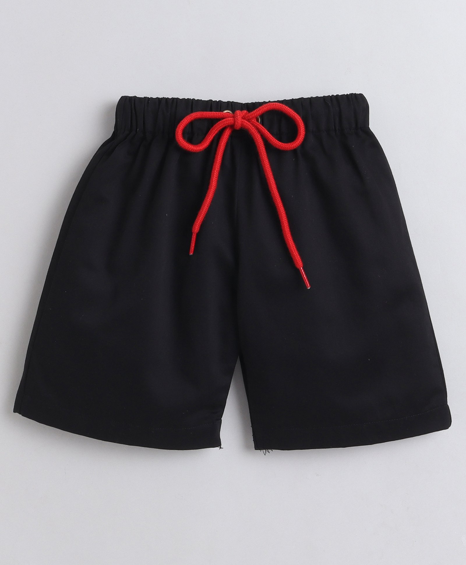 BAATCHEET Cotton Solid Shorts - Black-picture-17