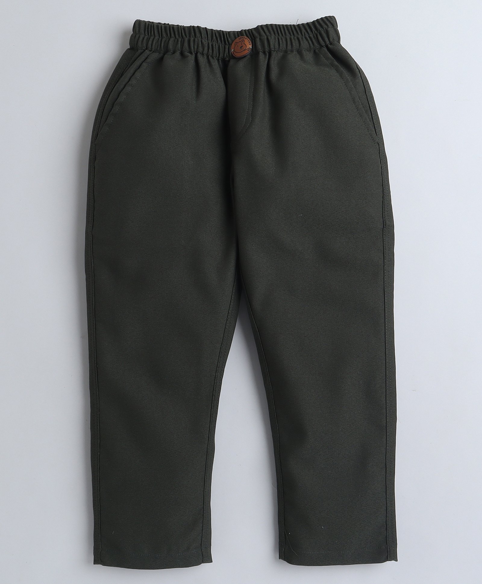 BAATCHEET Cotton Solid Trousers - Green-image-27