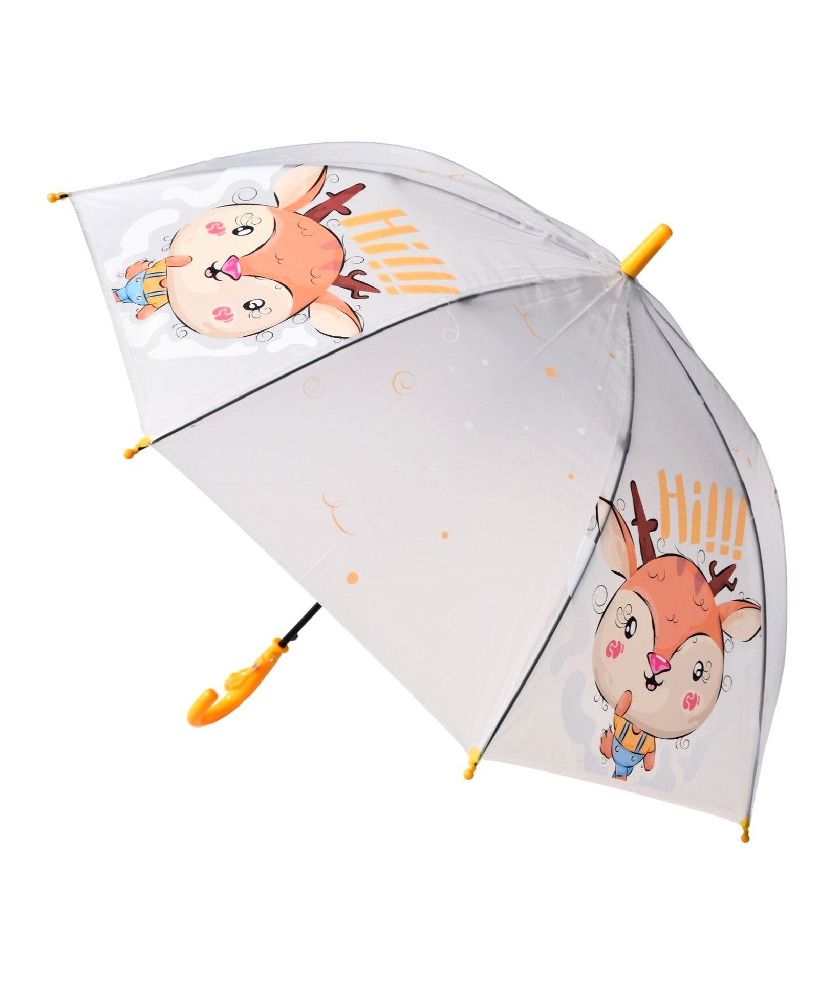CHAATEWALA Reindeer Designed Translucent Umbrella - Multi Colour-picture-46