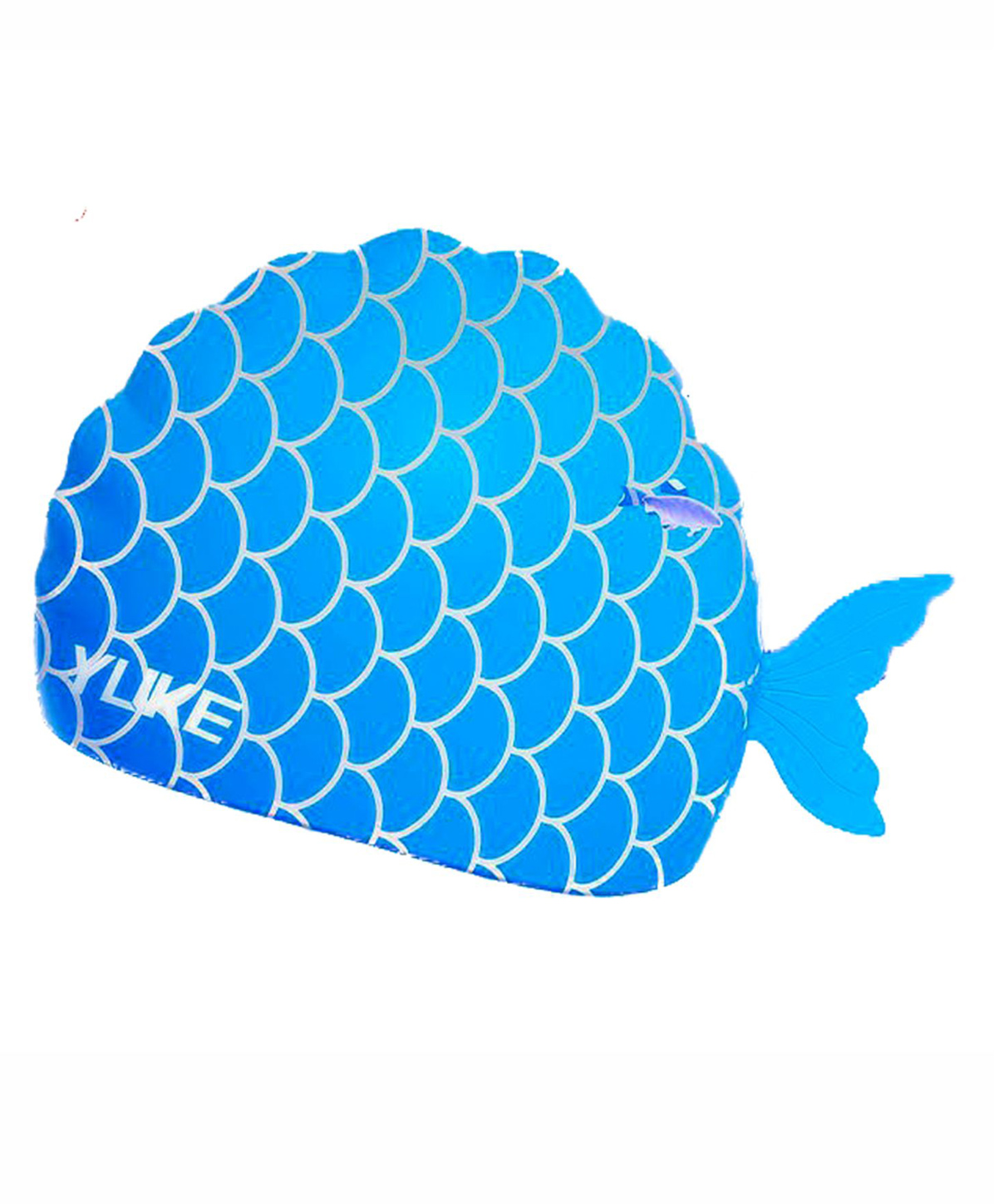 little surprise box Little Surprise Scales Print Silicone Swimming Cap - Blue-picture-18