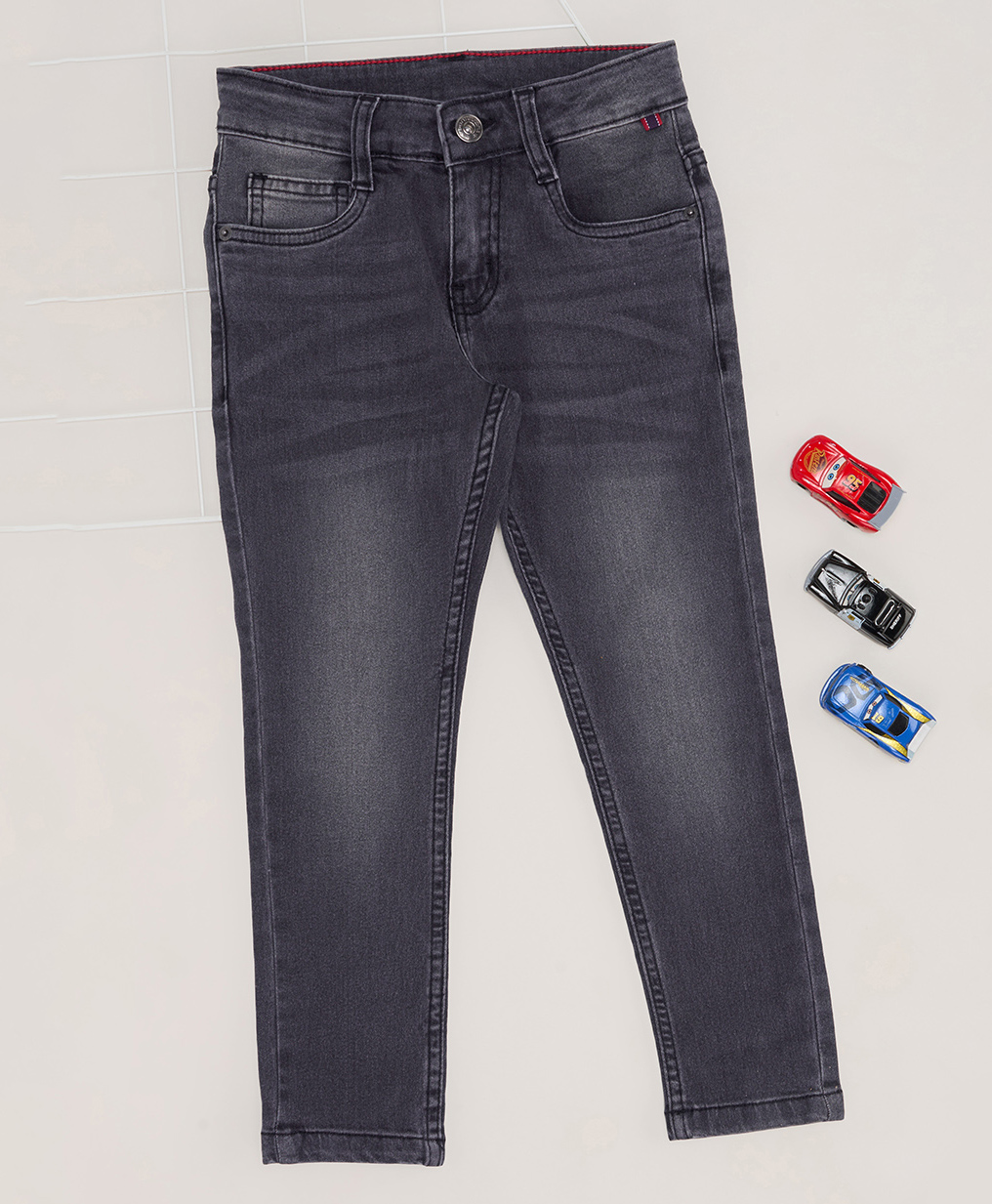 Pantaloons Junior Washed Jeans - Charcoal Grey-picture-13
