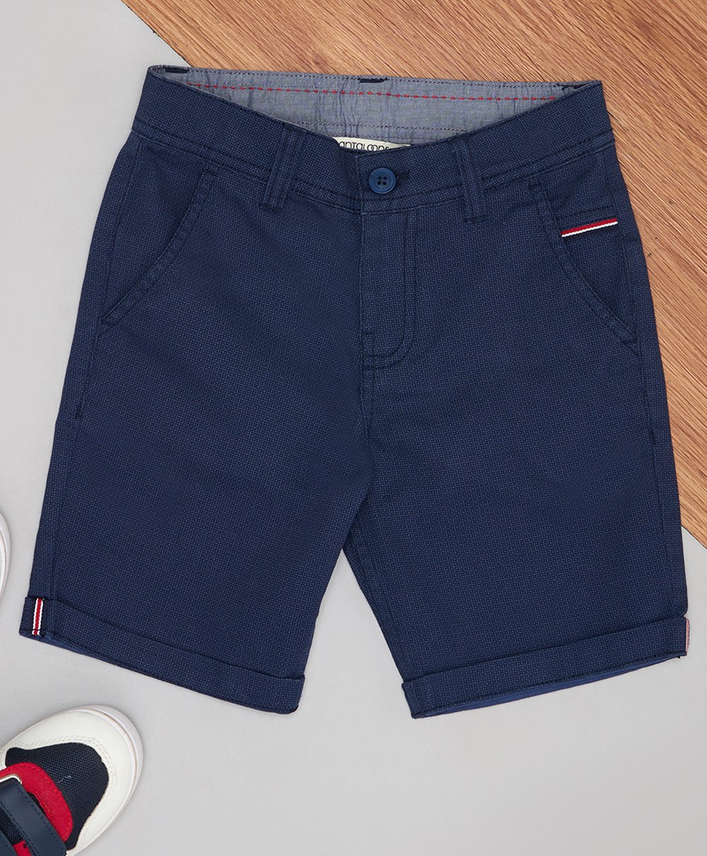 Pantaloons Junior Viscose Solid Shorts - Navy Blue-image-44