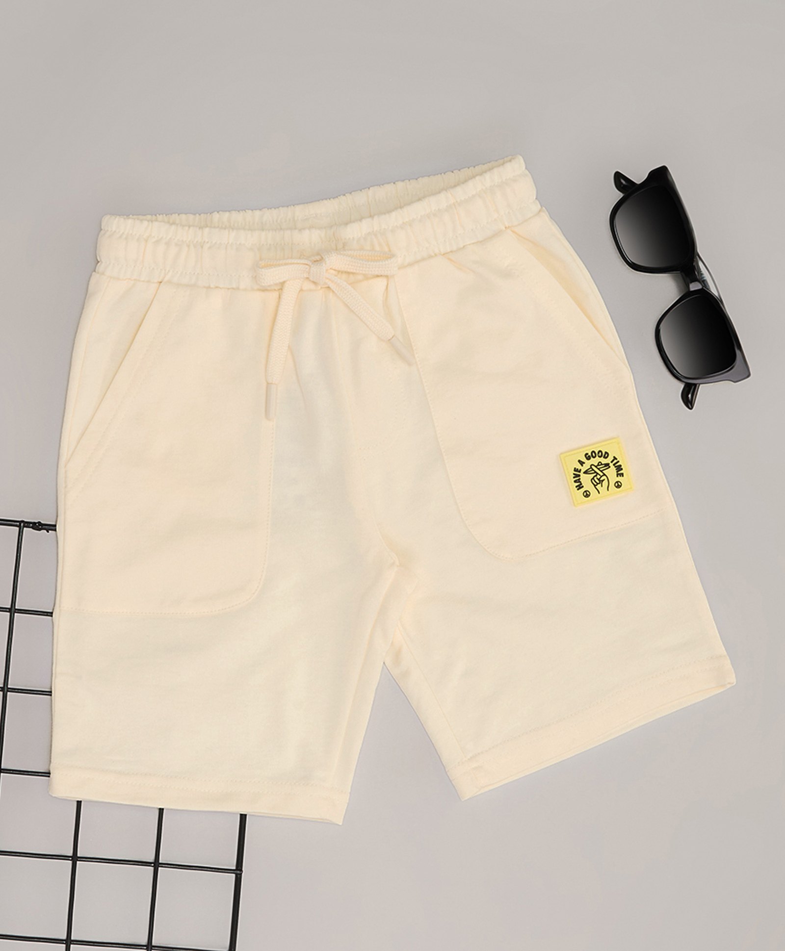 Pantaloons Junior Cotton Solid Shorts - Solitary Star-picture-17