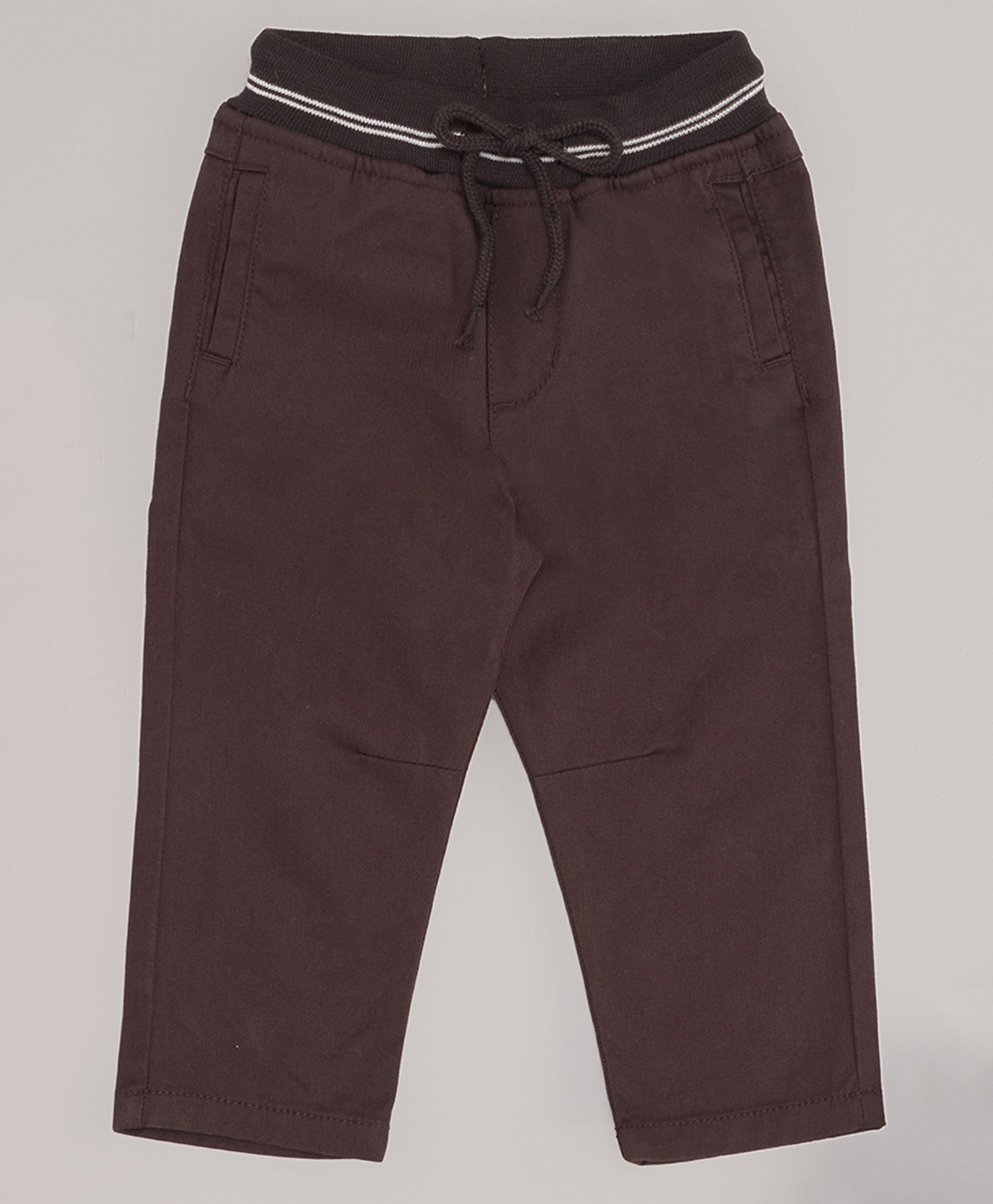 Pantaloons Baby Solid Pant - Asphalt-image-20