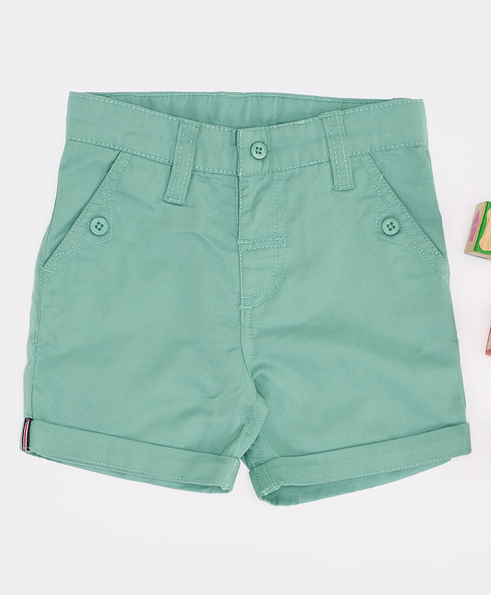 Pantaloons Baby Solid Shorts - Yucca-picture-25
