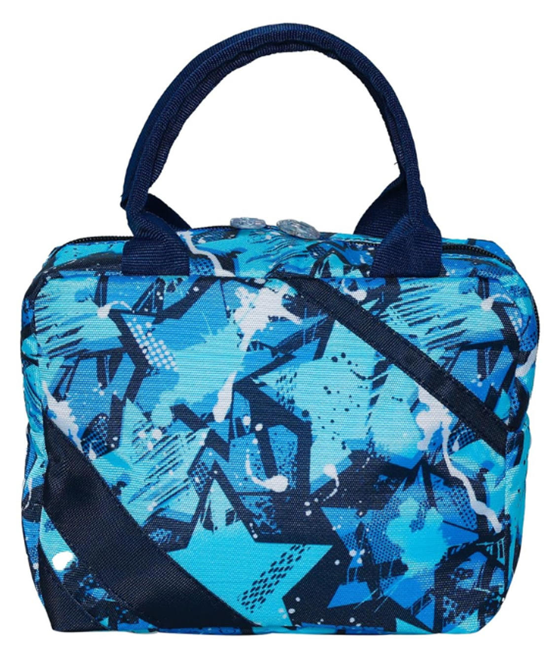 Echo Boomers Ball Printed Insulated Lunch Bag, Tiffin and Food Storage Bag - Blue-picture-14