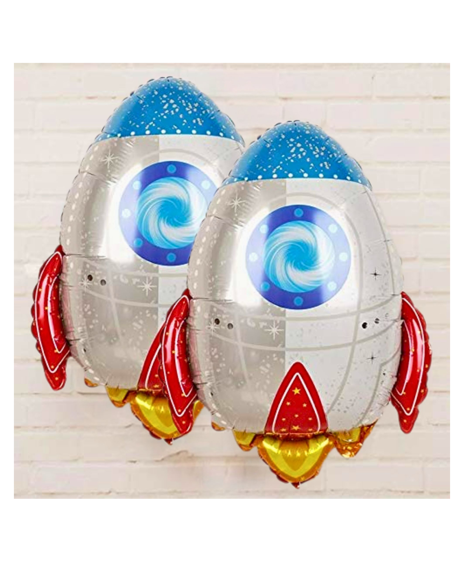 Birthday Poppe Space Theme Rocket Foil Balloons - Set Of 2, 30 Inch |Ideal For Birthday Celebrations, Space Party Decorations, Science Fair Events-image-18