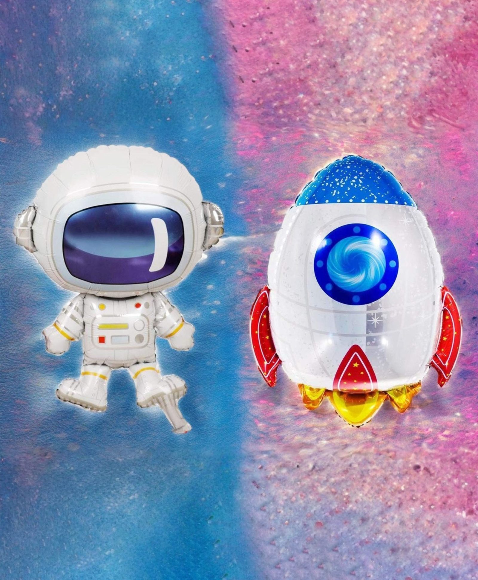 Birthday Popper Space Theme Rocket And Astronaut Foil Balloons - Set Of 2, 30 Inch |Ideal For Birthday Celebrations, Space Party Decorations, Science Fair Events-image-19