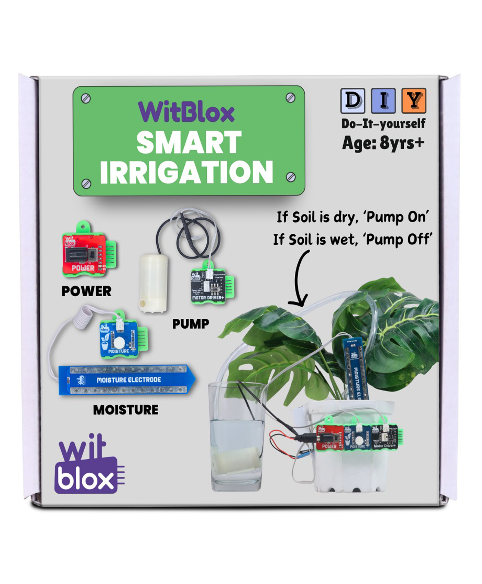 WitBlox Smart Irrigation School Project Kit | DIY STEM Learning Kit for Kids | Automatic Watering System with Sensors & Pumps Students| Science Fair Projects-picture-18