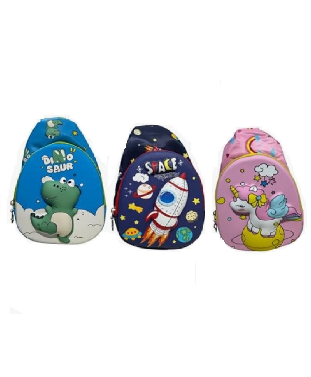New Pinch Sling Crossbody Embossed chest bags for kids Adjustable Strap Travel Holiday - Perfect for School, Travel, and Outdoor Adventures return gift (pack of 3)-image-2