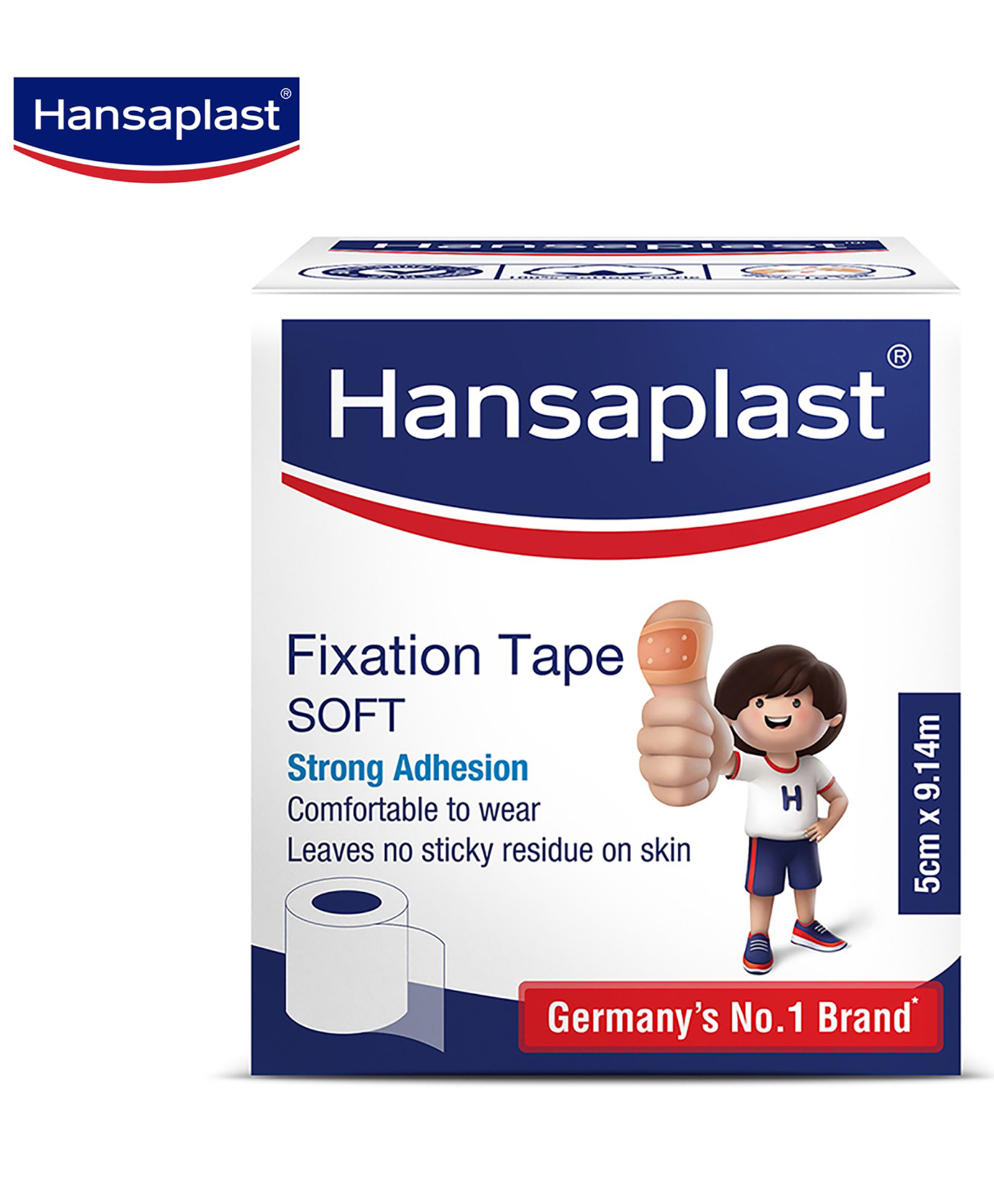 Hansaplast Soft Fixation Tape for Wound Dressing - White-image-15