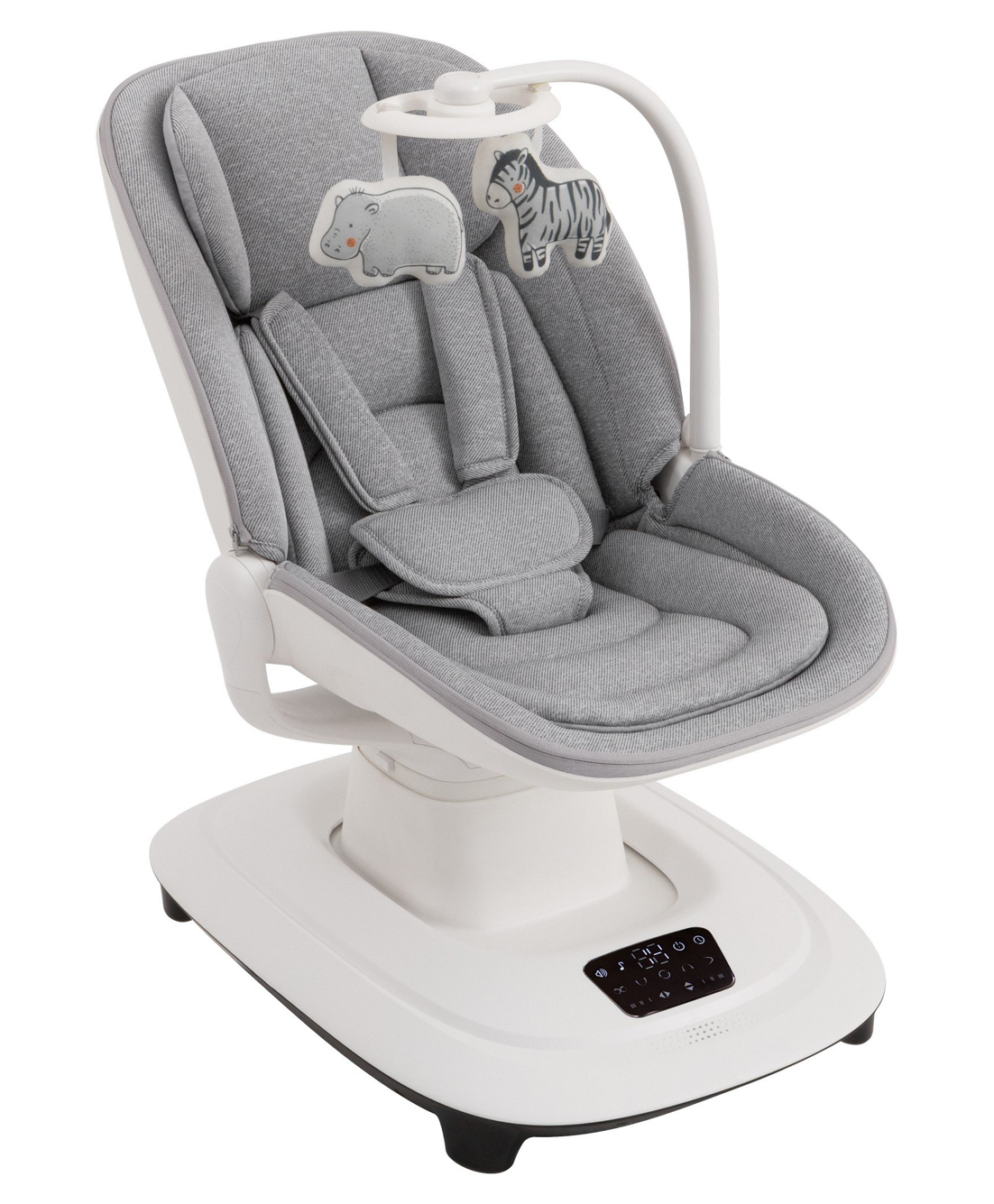 Mastela Deluxt Multi-Motion Baby Cradle - Grey-image-15