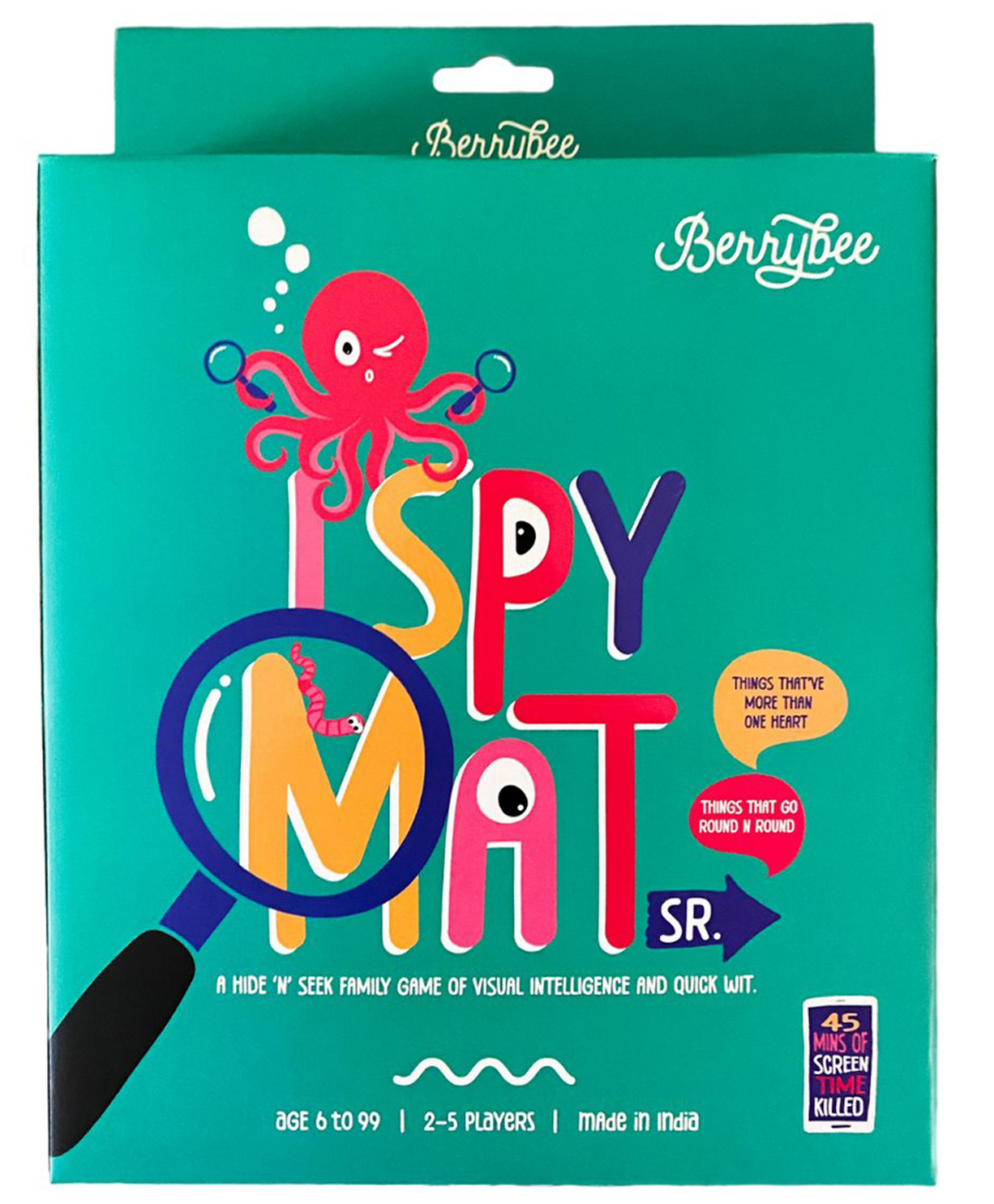 Berrybee I Spy MatDetective & Educational Game for Kids 6-10 | Play Mat | Superfun Brain Boosting Activity Matching, Search & Find Memory Board Game-picture-24