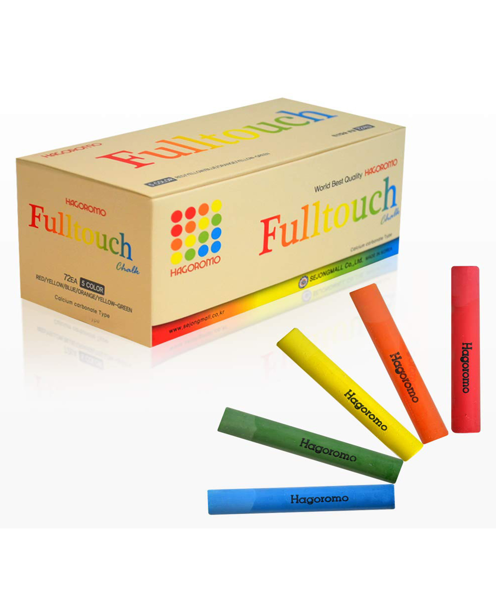 HAGOROMO Fulltouch Chalk 5 colours Set of 72-picture-27