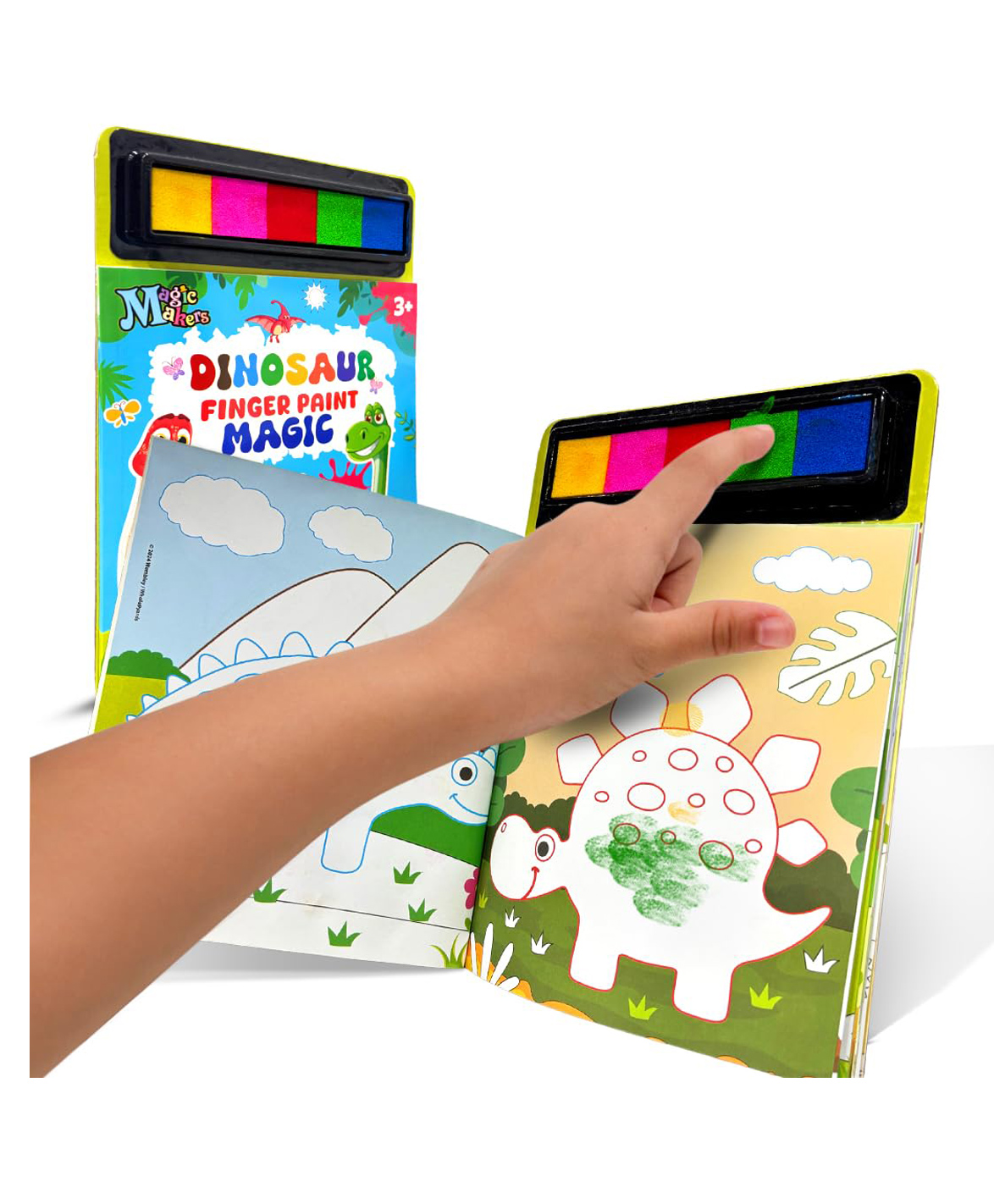 Wembley Toys Animal Finger Paint Magic Activity Book - English-image-15