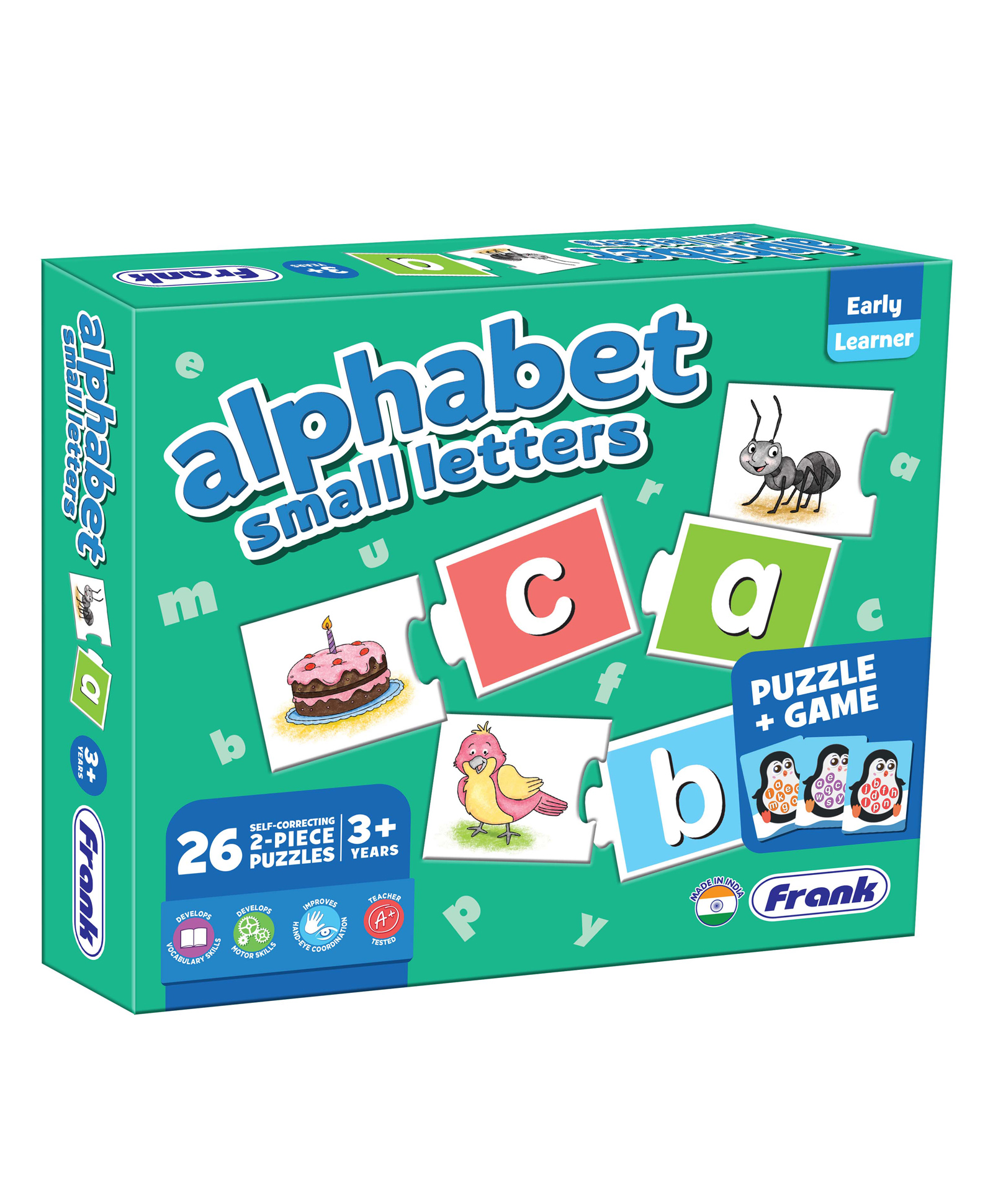 Frank Early Learner Alphabet Small Letters Puzzle Game - Multicolour-image-41