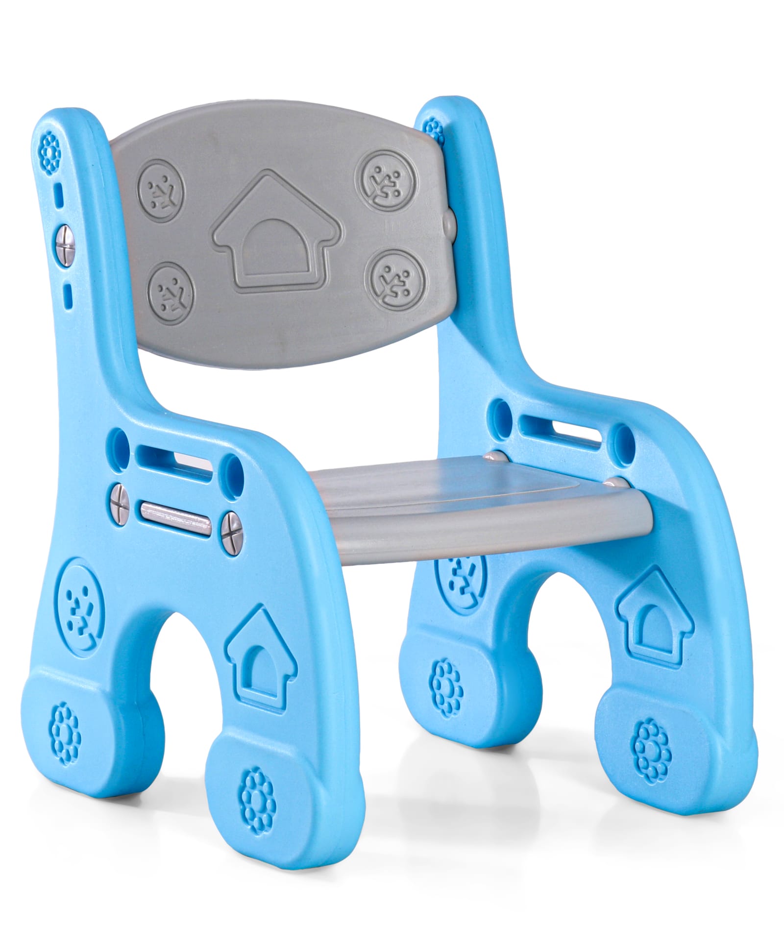High Quality Height Adjustable Kids Chair-Blue| Easy Tool Free Assembly| Durable & Light Height| Comfortable Backrest-image-32