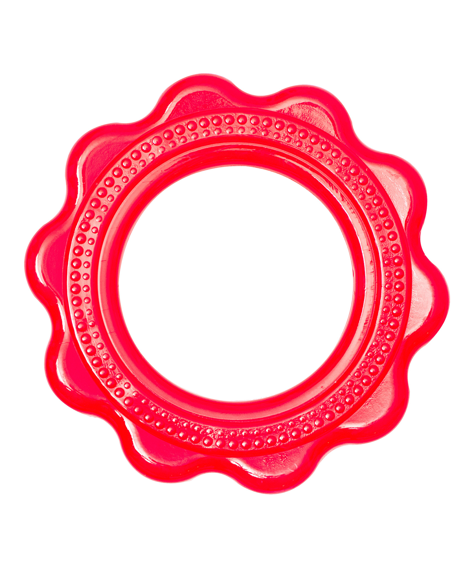 Adore Luscious Jumbo Water Filled EVA Teether- Big Ring Red-image-42